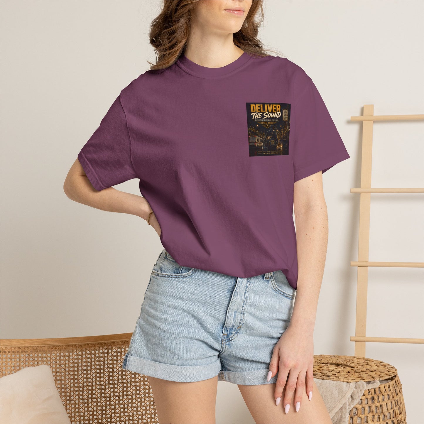 Postal Music — Deliver the Sound — Garment-Dyed T-Shirt