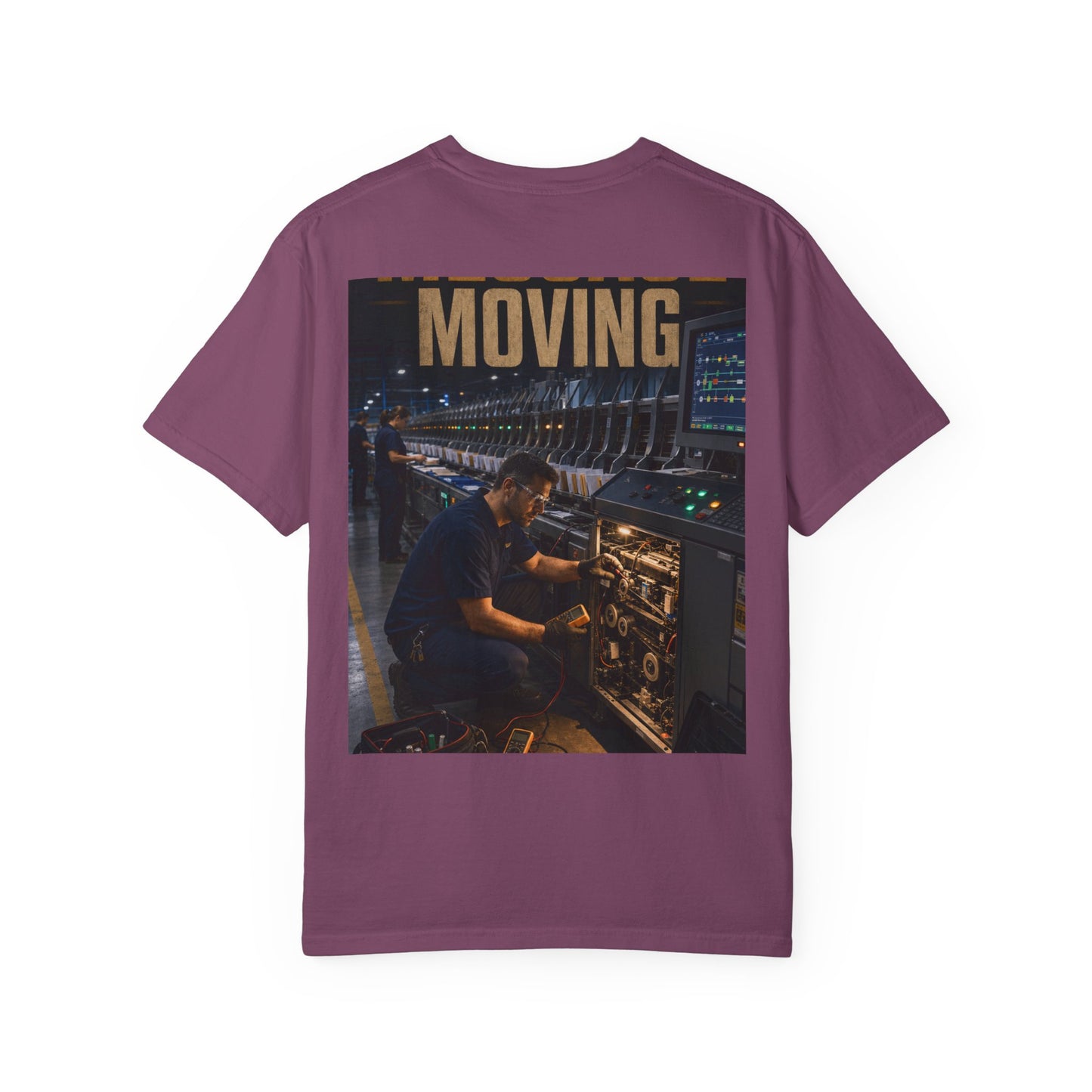 Postal Music — Keep the Message Moving — Garment-Dyed T-Shirt
