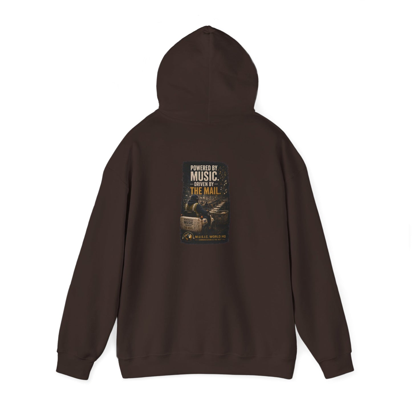 Postal Music - Powered by Music Hoodie - Colorways A1b