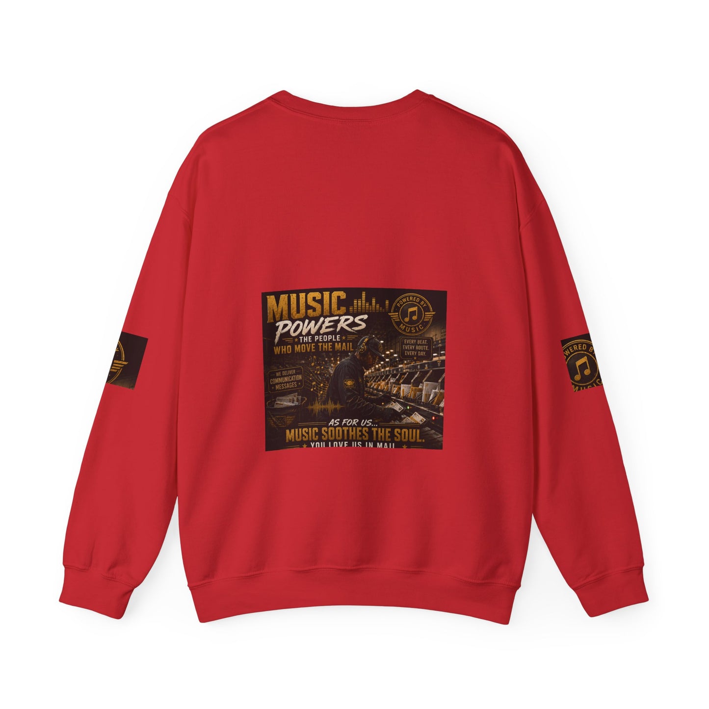 Postal Music — Music Powers the People — Core Crewneck Sweatshirt