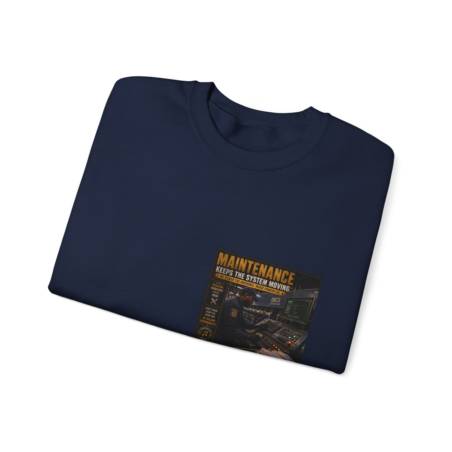 Postal Music — Maintenance Keeps the System Moving — Core Crewneck Sweatshirt