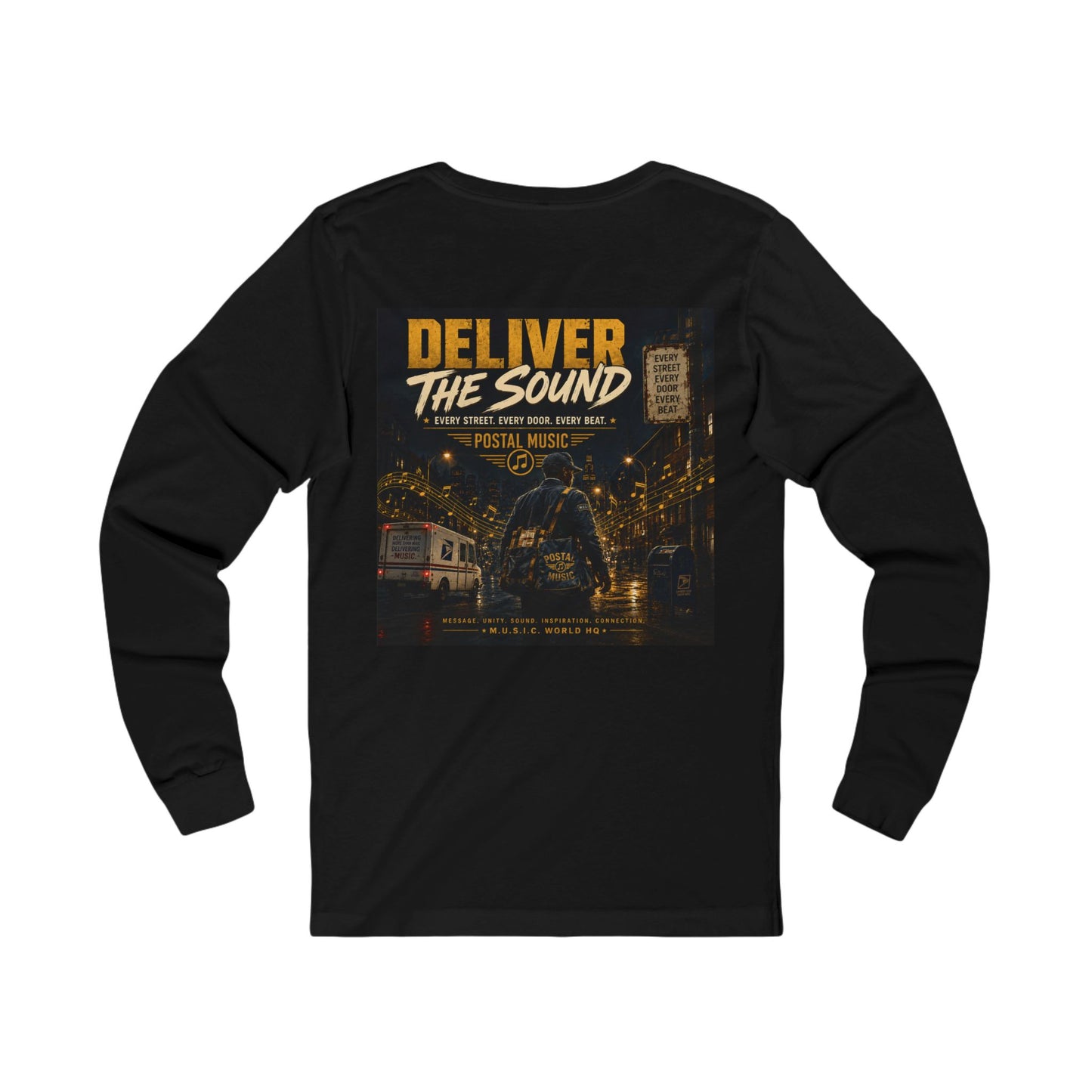 Postal Music — Deliver the Sound — Long-Sleeve T-Shirt