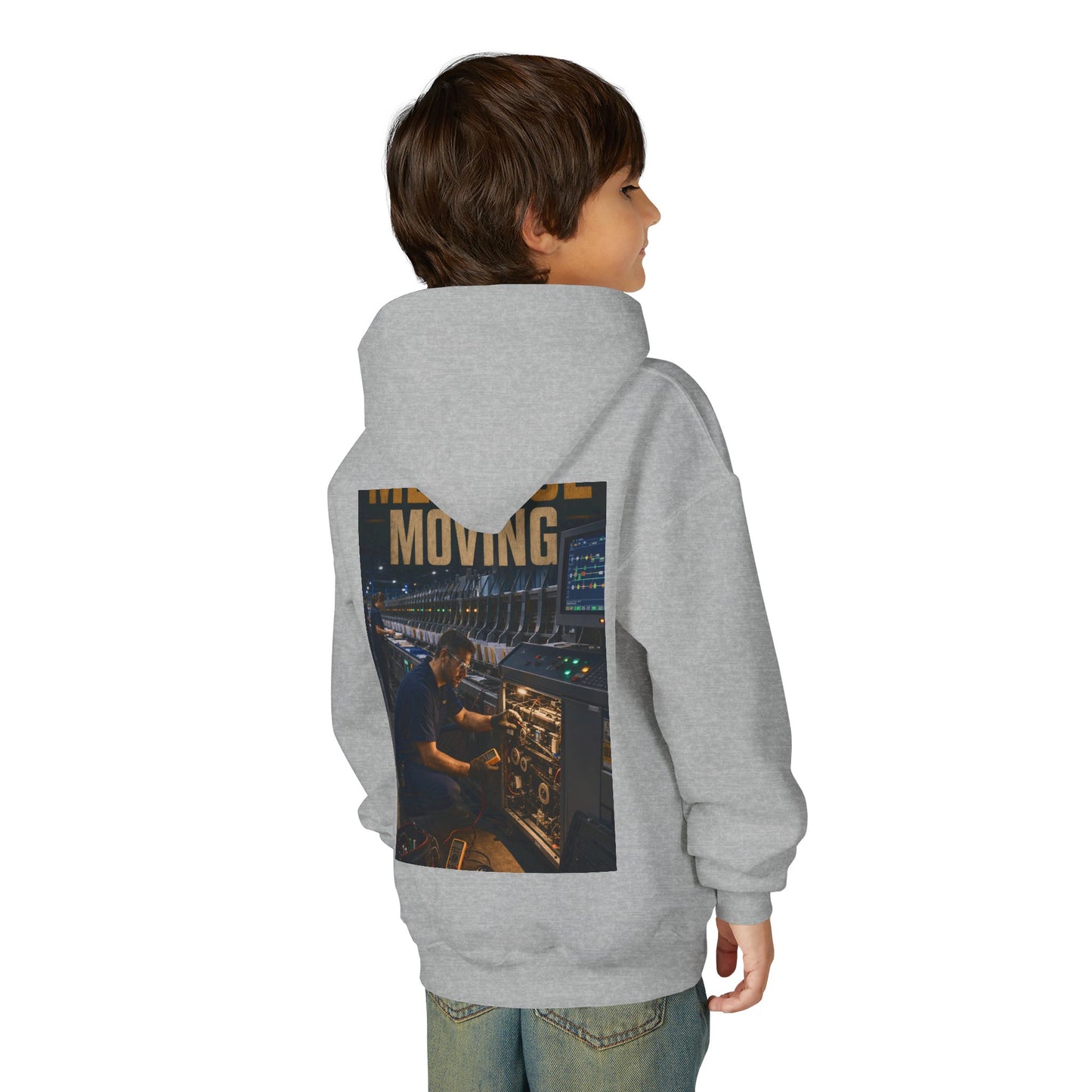 Postal Music — Keep the Message Moving — Youth Hoodie