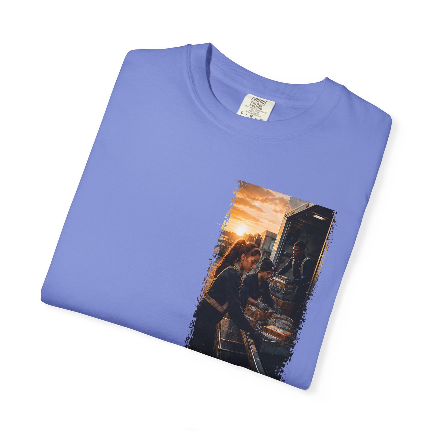 Postal Music — The Next Tour Garment-Dyed T-Shirt — Color Group 2 of 4