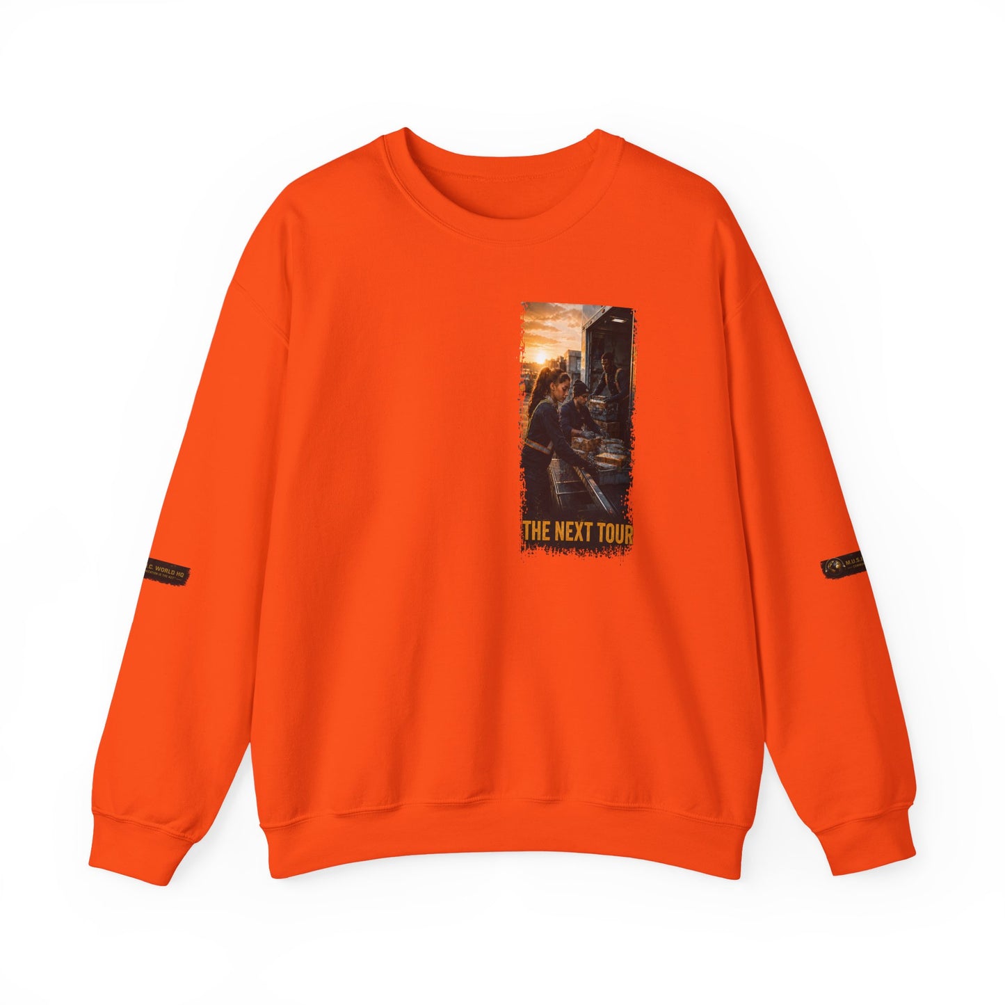 Postal Music — The Next Tour Core Crewneck Sweatshirt — Color Group 2 of 3