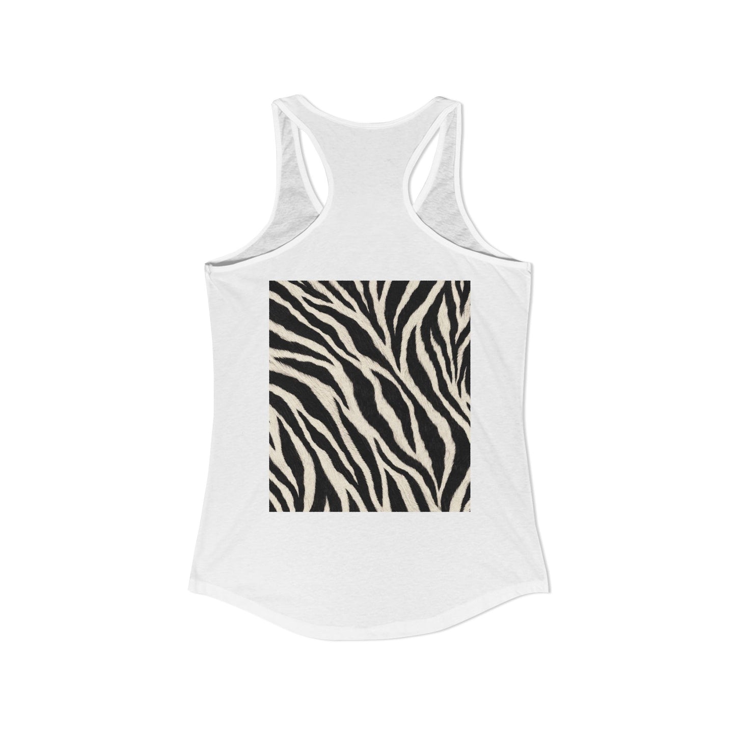 Wild By Design - Plain's Zebra Women's Ideal Racerback Tank