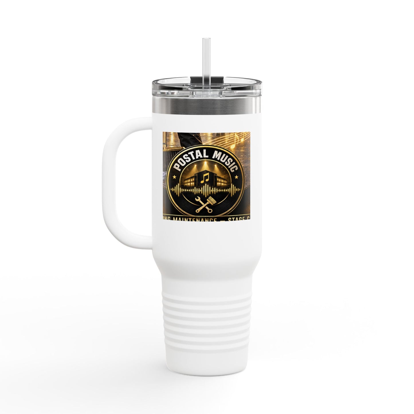 Postal Music - We Set the Stage - Insulated Travel Mug 40oz