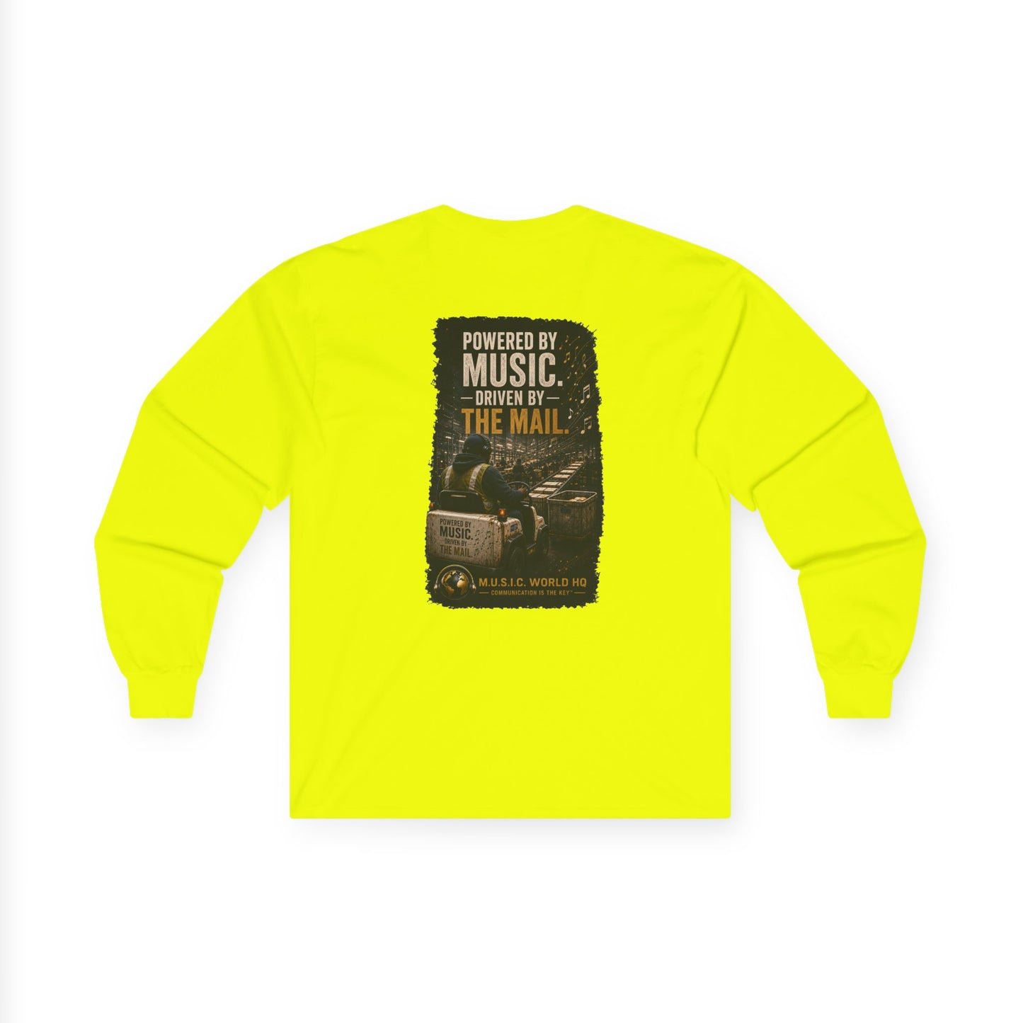 Postal Music - Powered by Music Long Sleeve Tee - Colorways B