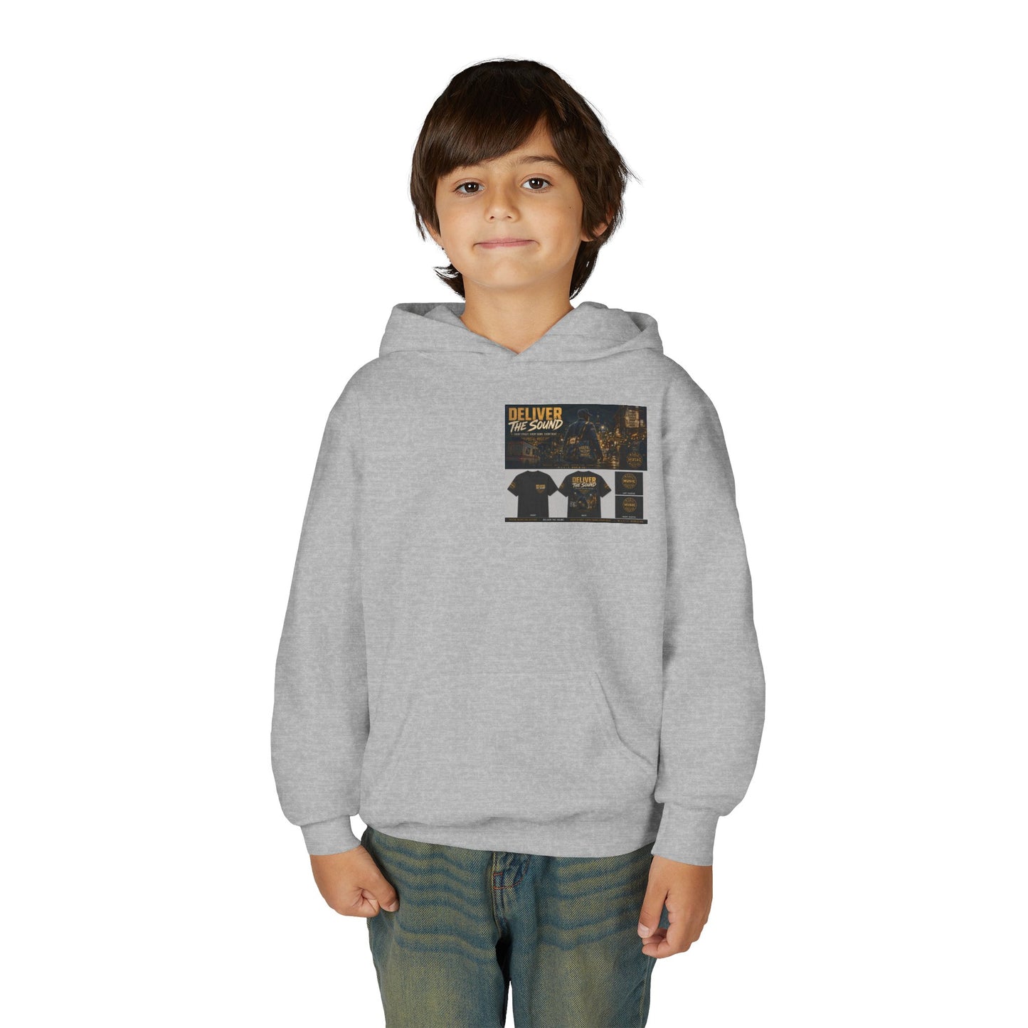 Postal Music — Deliver the Sound — Youth Hoodie