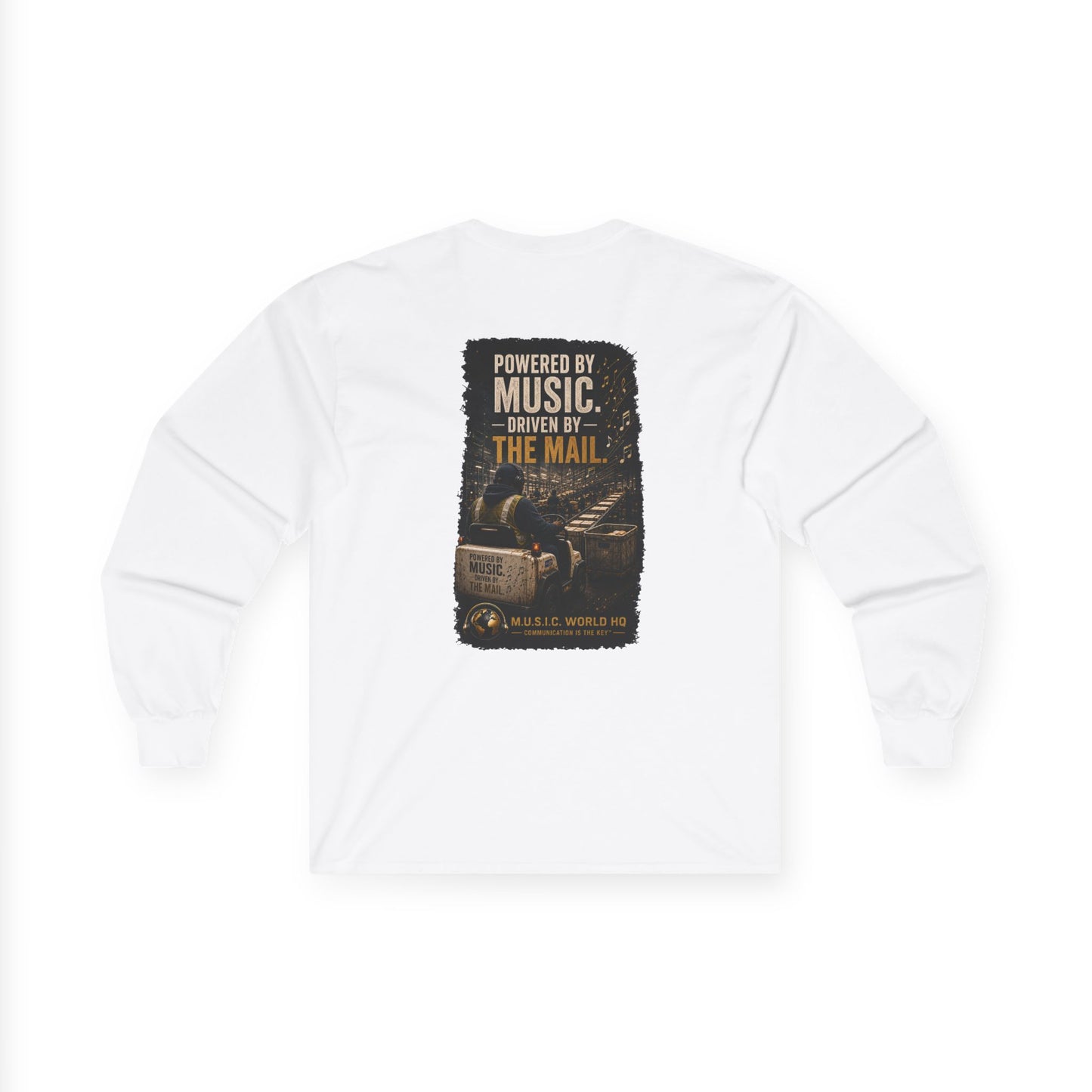 Postal Music - Powered by Music Long Sleeve Tee - Colorways B