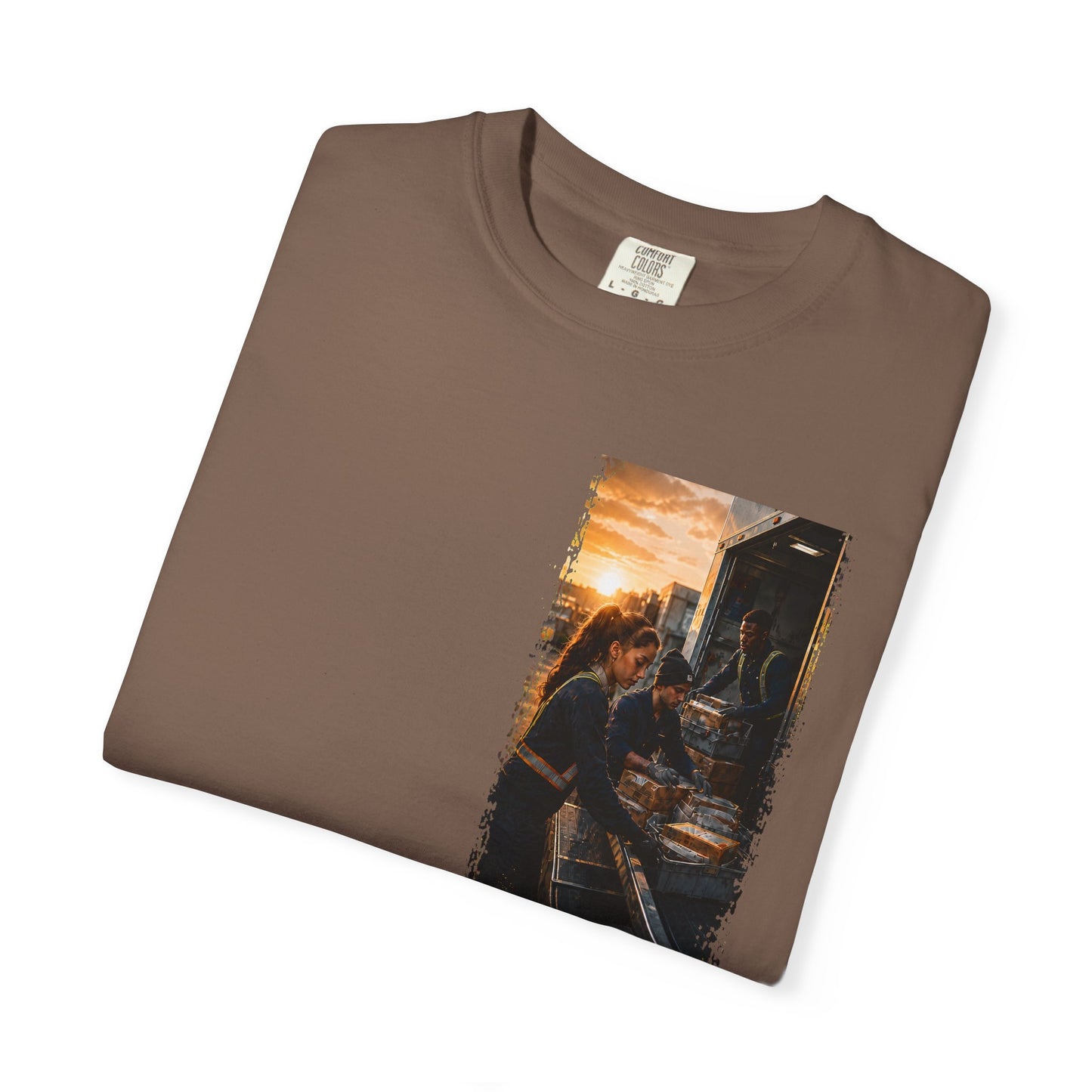Postal Music — The Next Tour Garment-Dyed T-Shirt — Color Group 2 of 4
