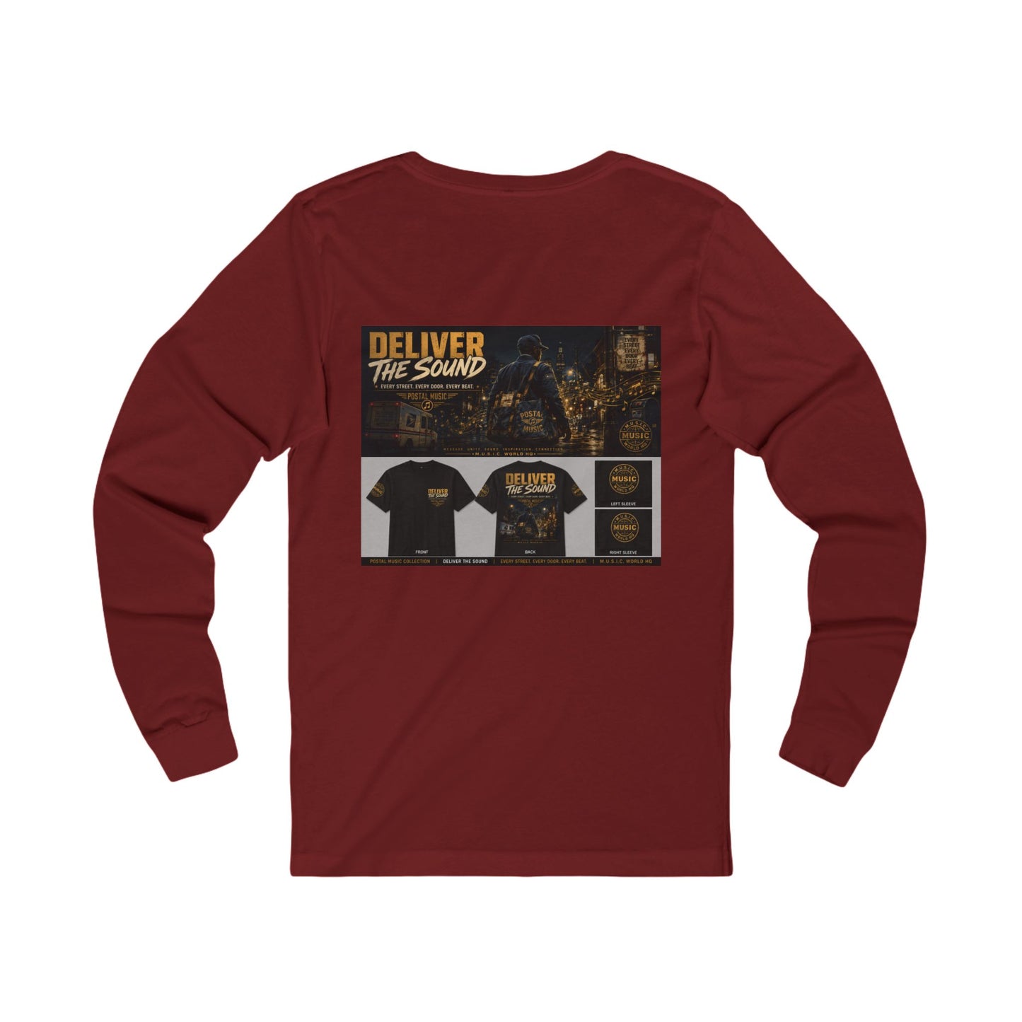 Postal Music — Deliver the Sound — Long-Sleeve T-Shirt