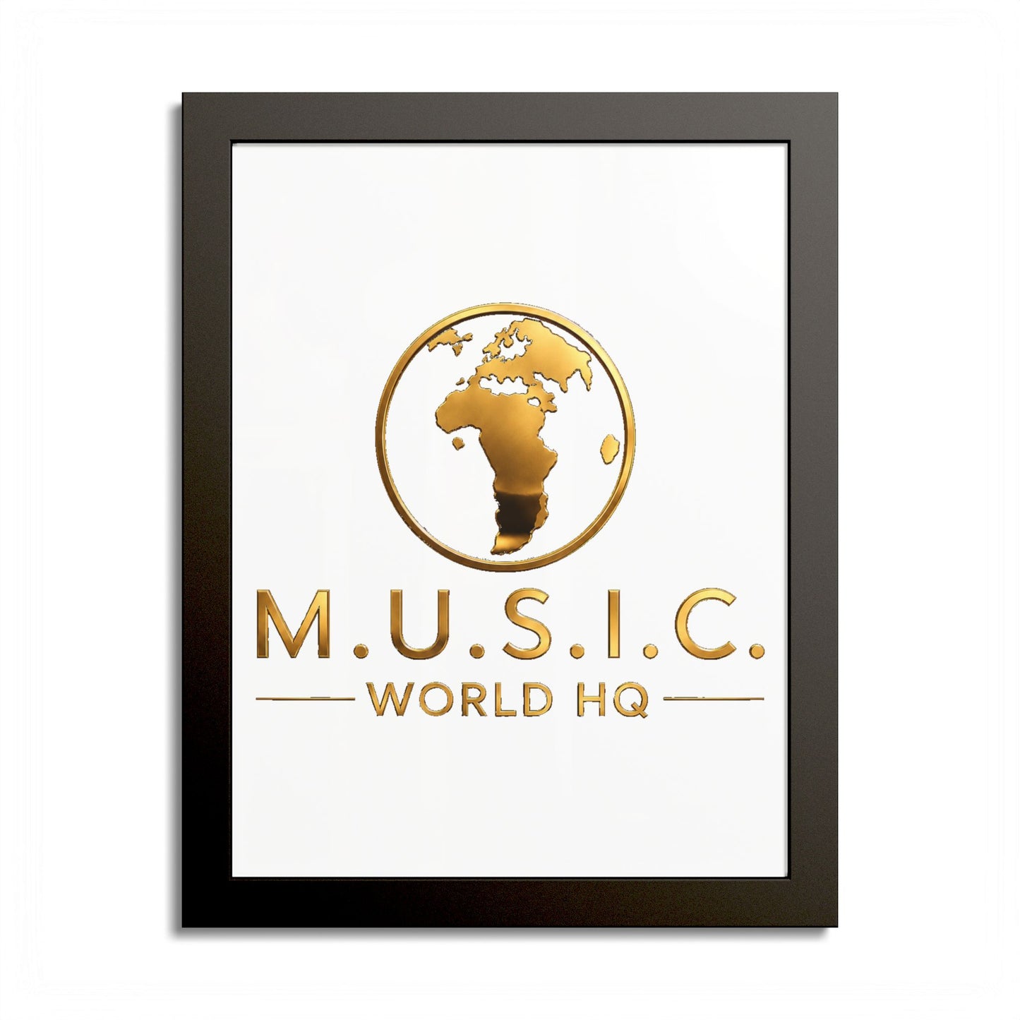 M.U.S.I.C. World HQ Essentials | Framed Art Poster