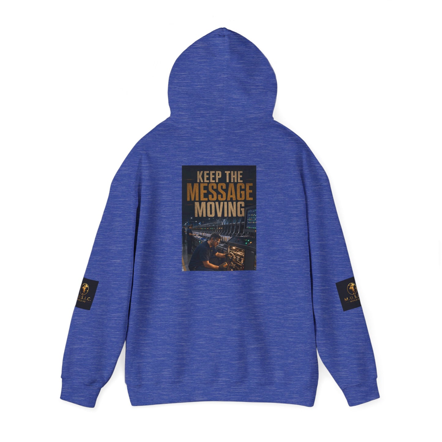 Postal Music — Keep the Message Moving — Core Pullover Hoodie