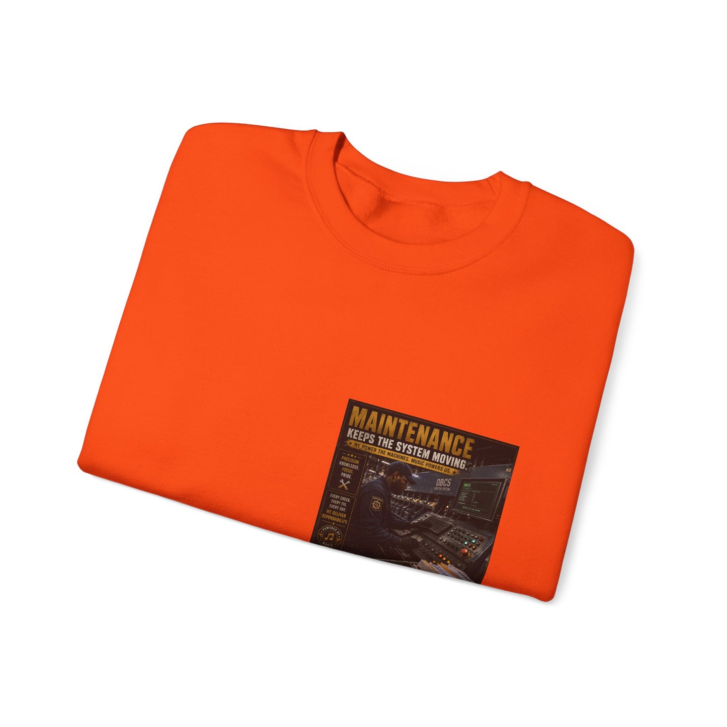 Postal Music — Maintenance Keeps the System Moving — Core Crewneck Sweatshirt