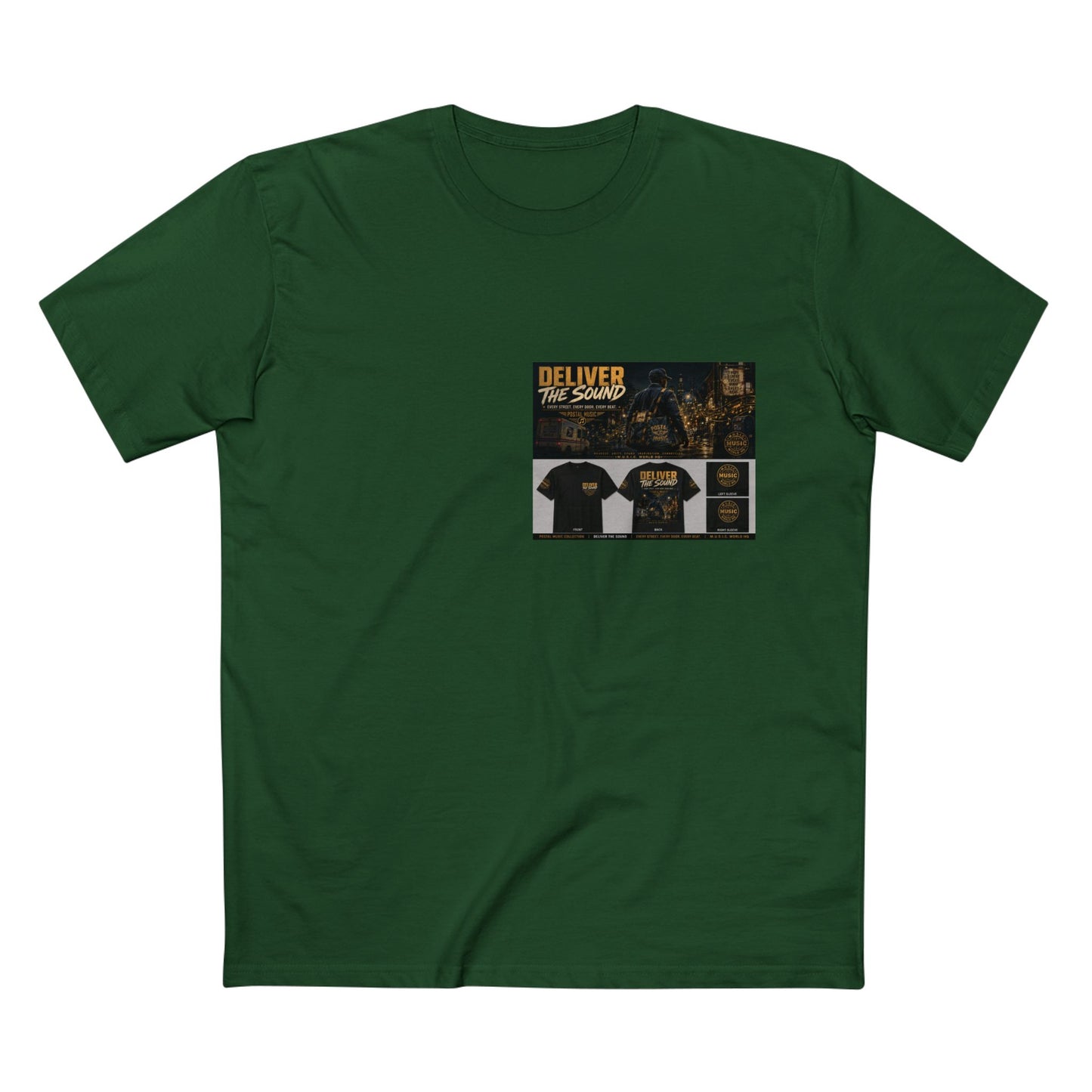 Postal Music — Deliver the Sound — Streetwear T-Shirt