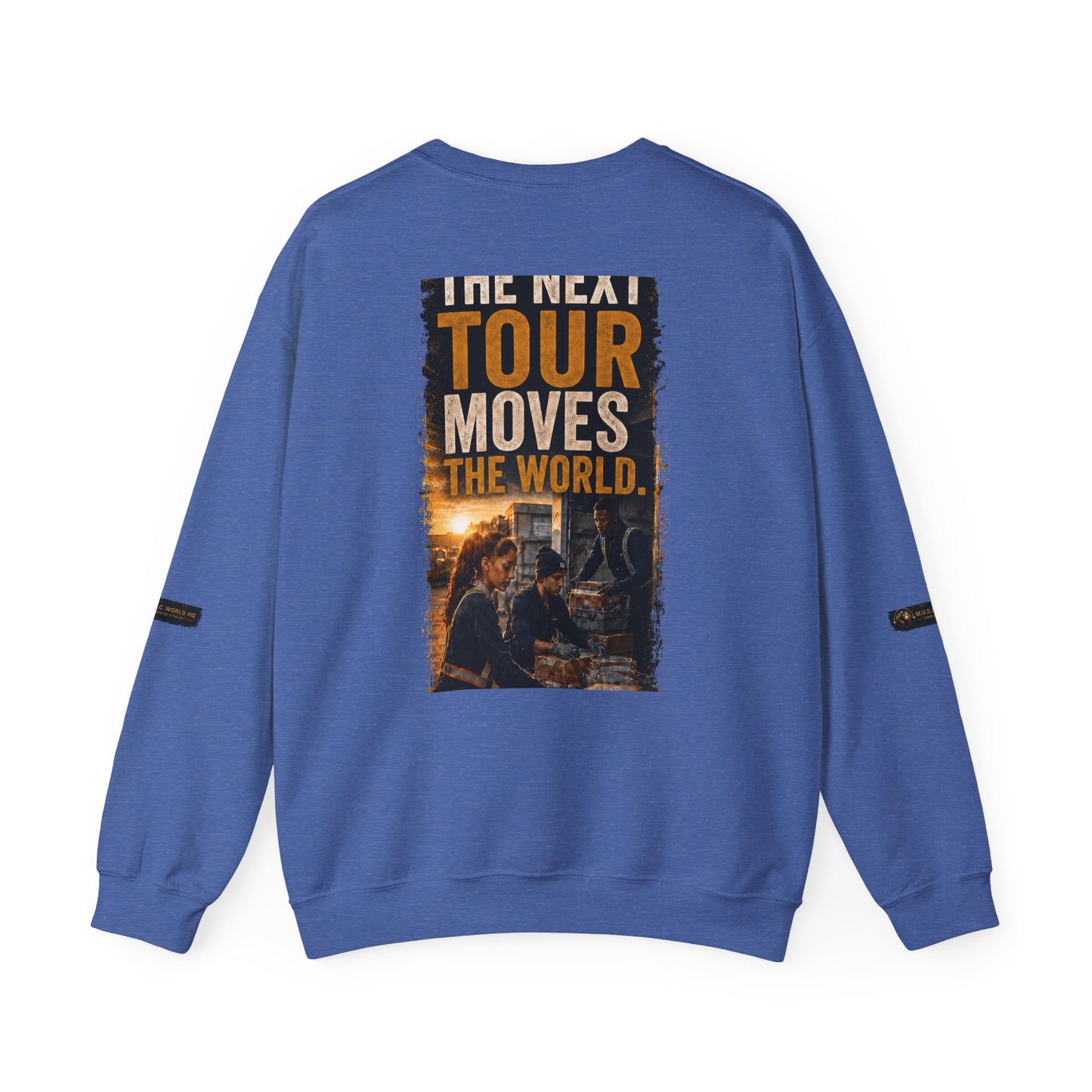 Postal Music — The Next Tour Core Crewneck Sweatshirt — Color Group 2 of 3