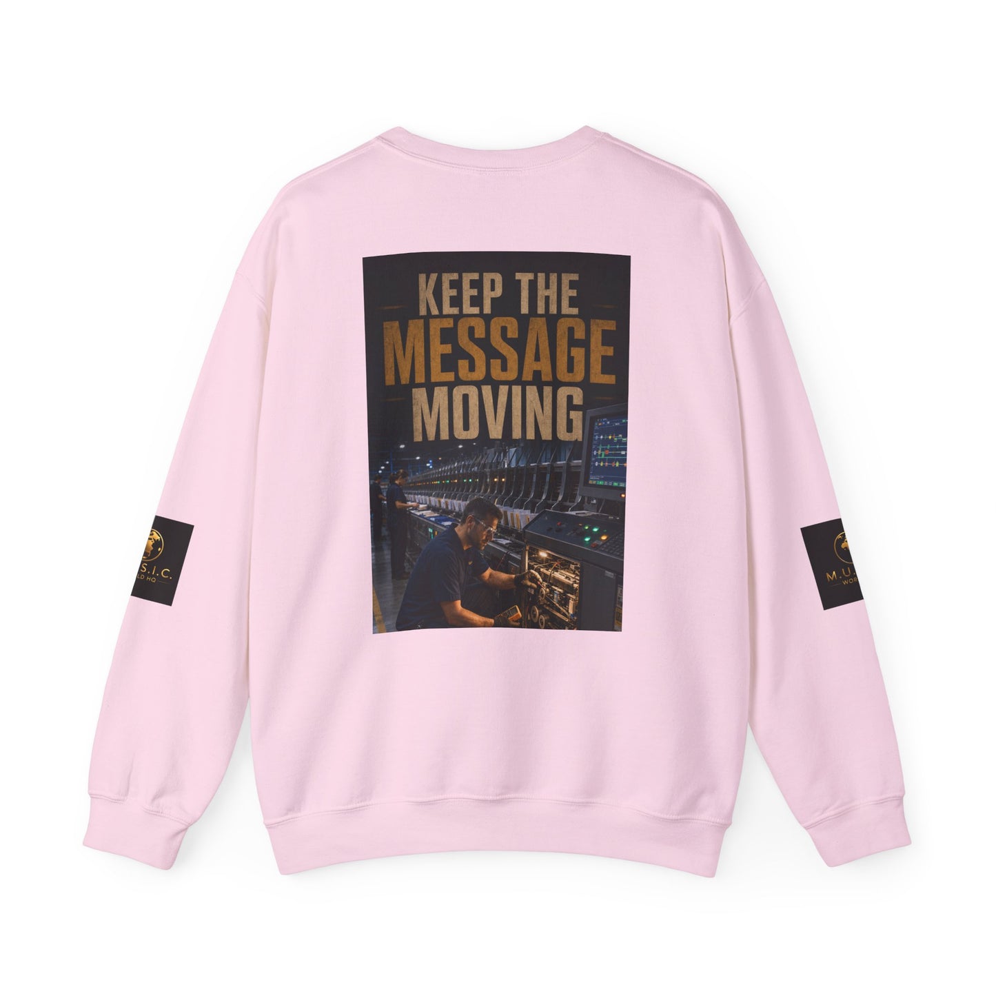 Postal Music — Keep the Message Moving — Core Crewneck Sweatshirt