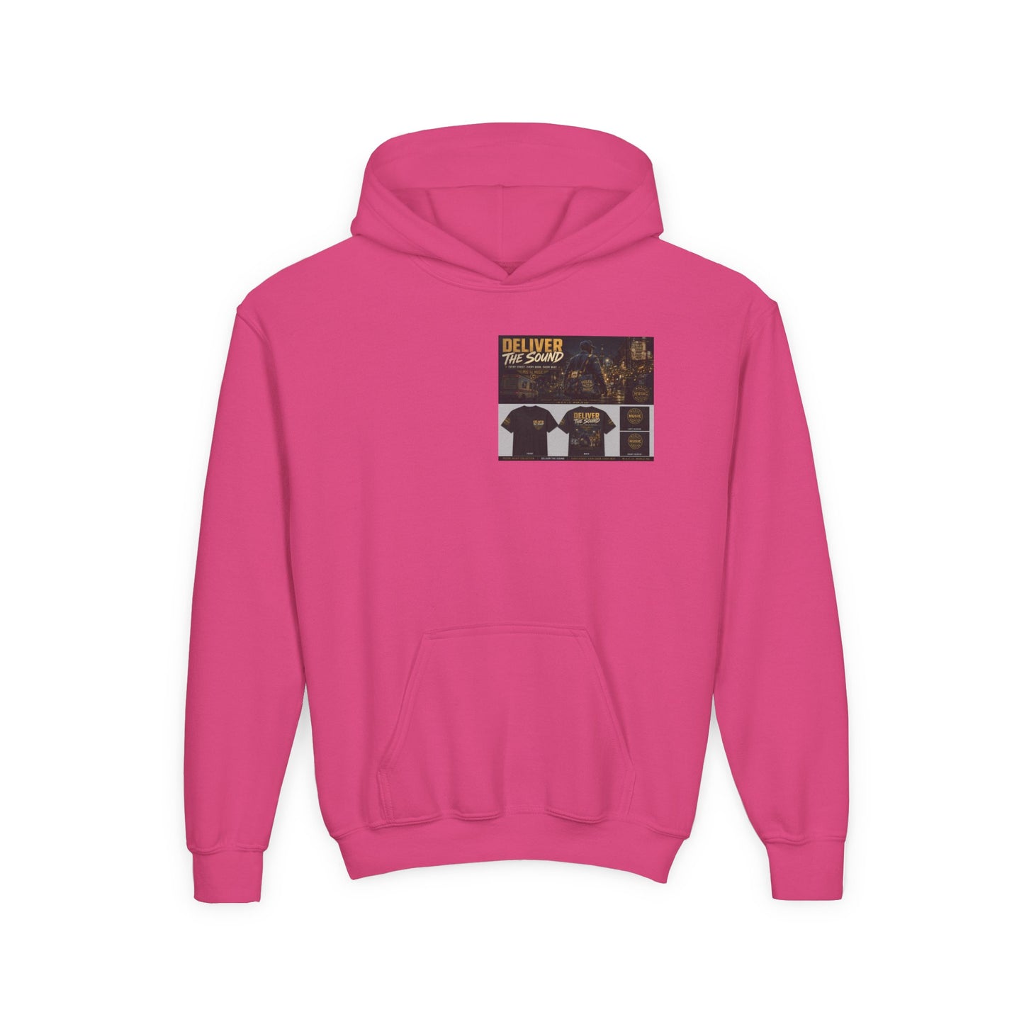 Postal Music — Deliver the Sound — Youth Hoodie