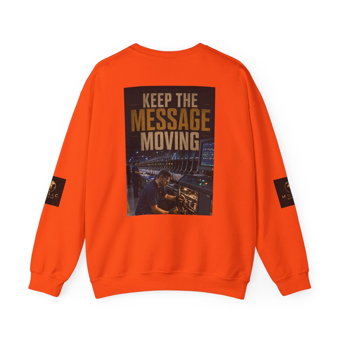Postal Music — Keep the Message Moving — Core Crewneck Sweatshirt