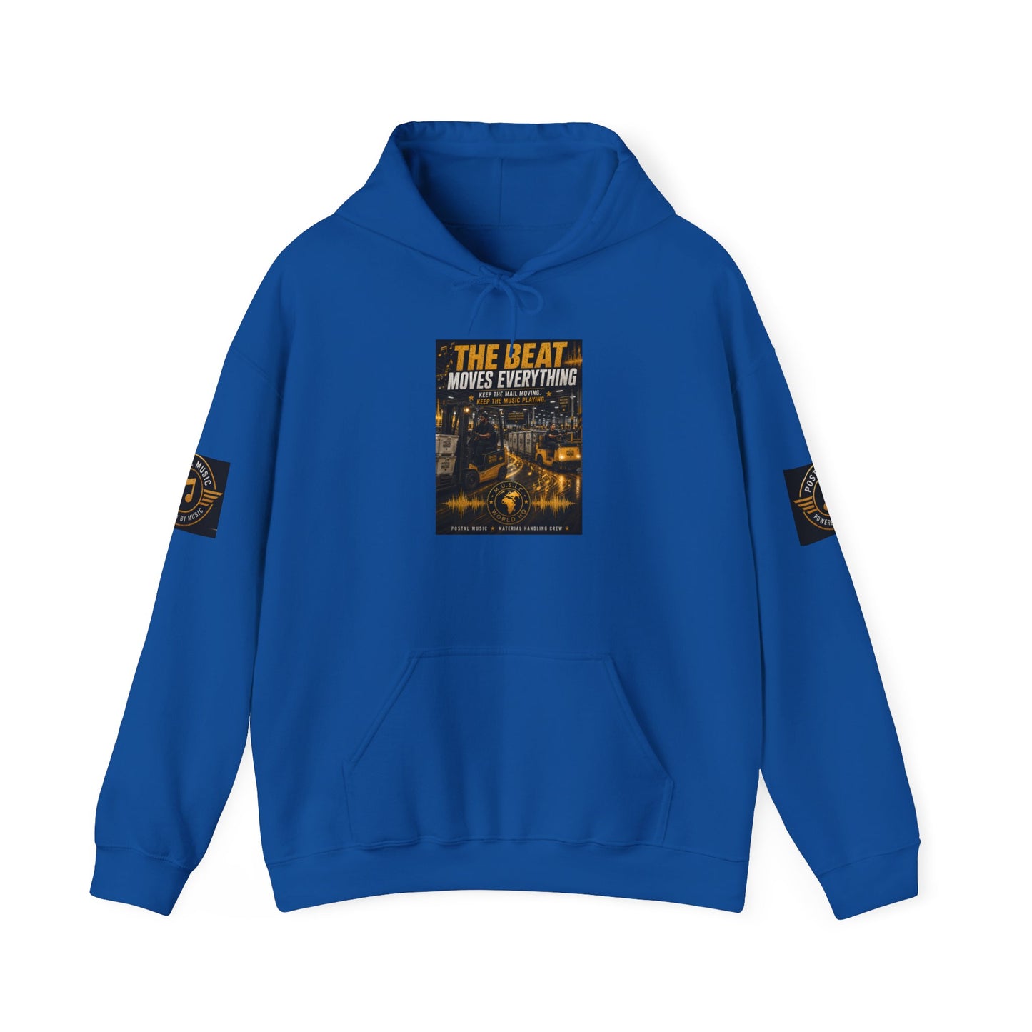 The Beat Moves Everything — Men's Hoodie | Postal Music