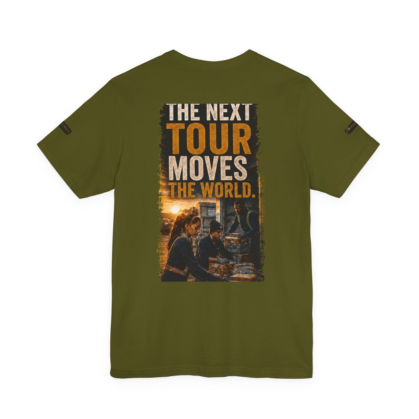 Postal Music — The Next Tour Premium Unisex T-Shirt — Color Group 8 of 11
