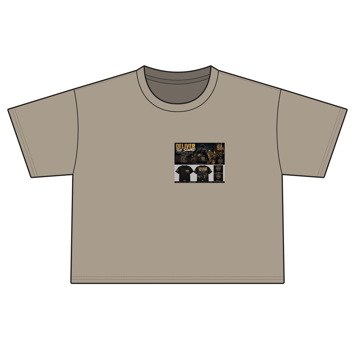 Postal Music — Deliver the Sound — Women's Boxy T-Shirt