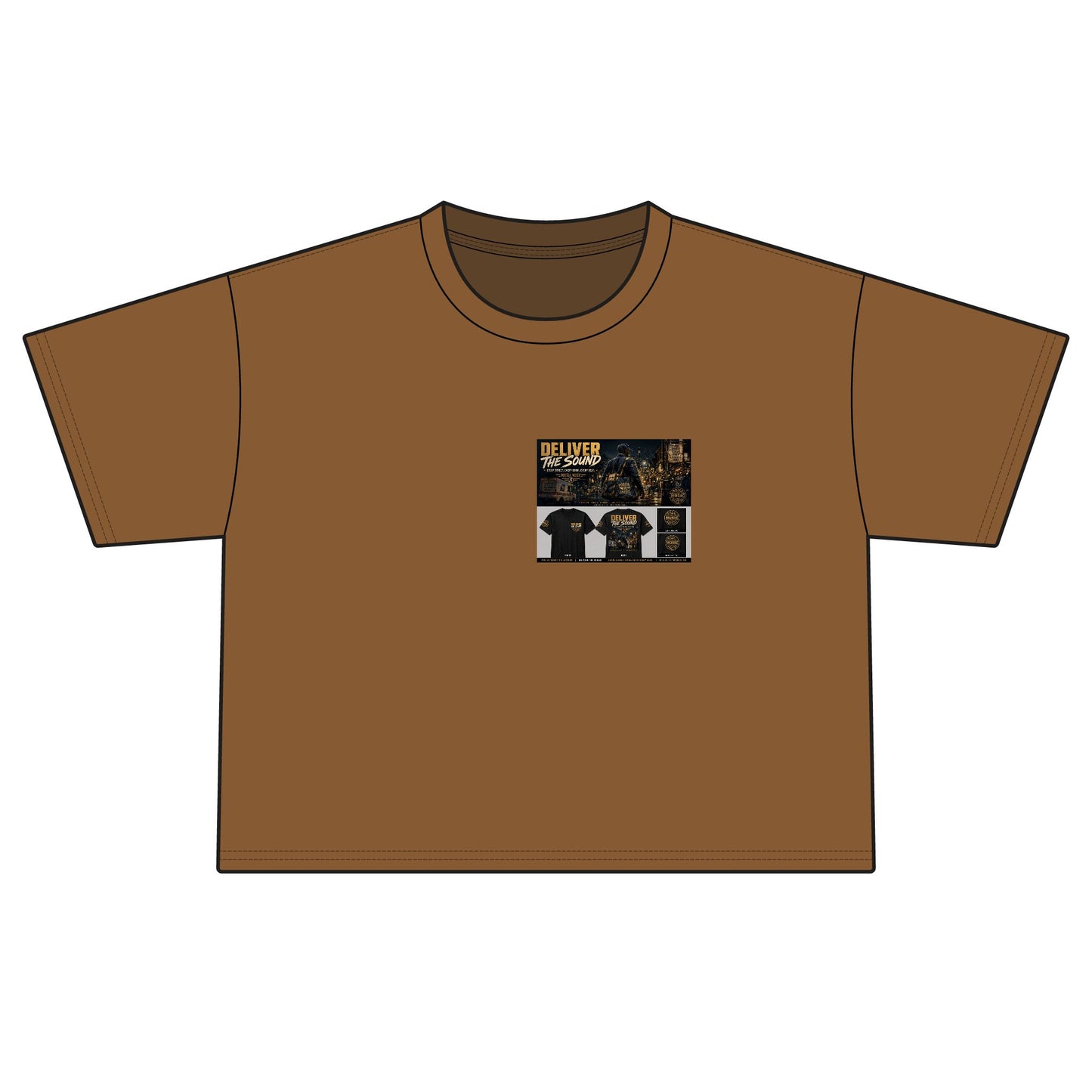Postal Music — Deliver the Sound — Women's Boxy T-Shirt