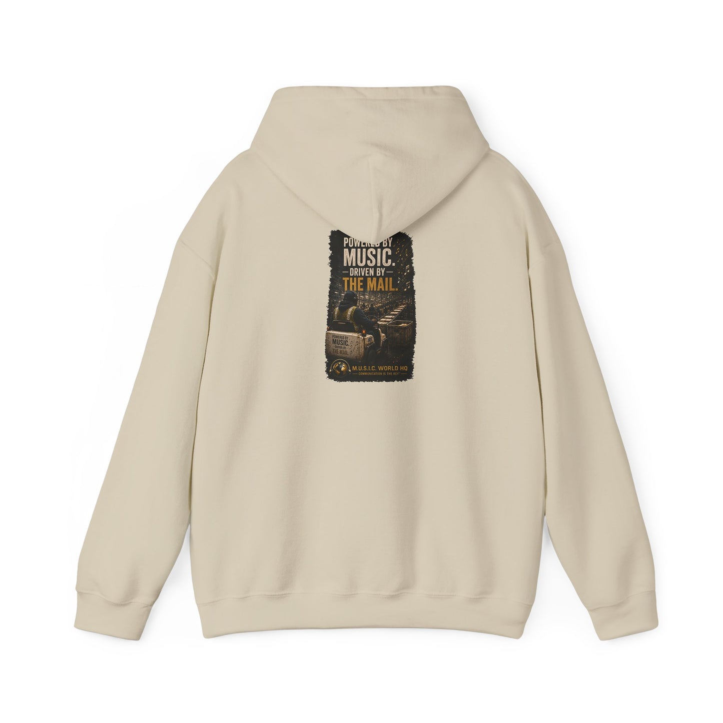 Postal Music - Powered by Music Hoodie - Colorways C