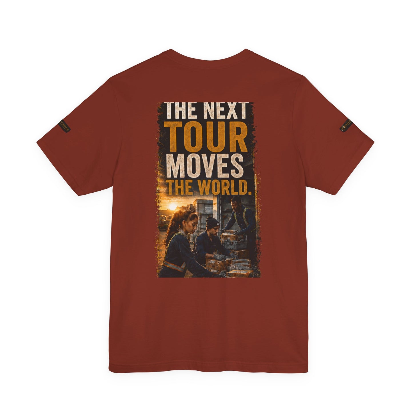 Postal Music — The Next Tour Premium Unisex T-Shirt — Color Group 9 of 11