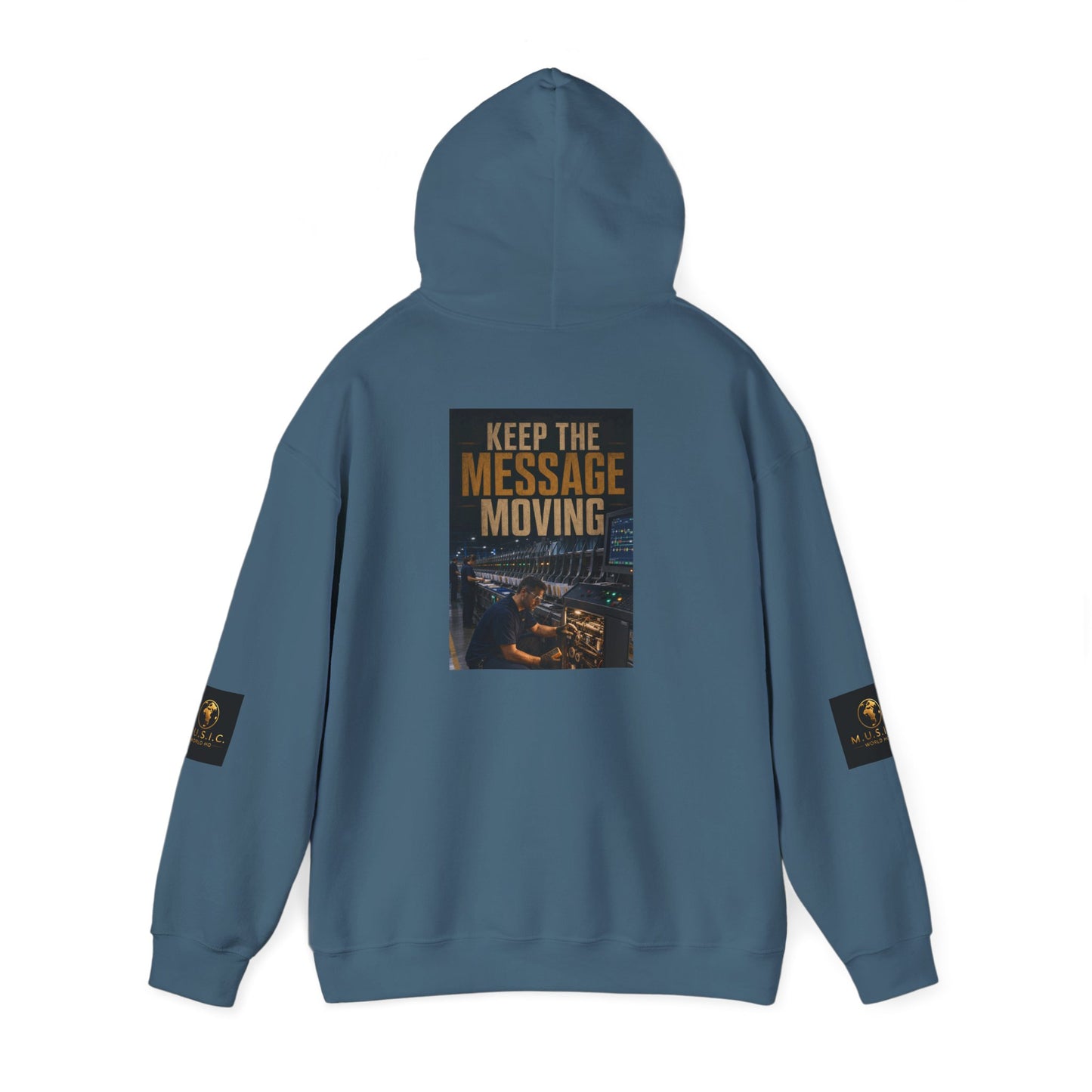 Postal Music — Keep the Message Moving — Core Pullover Hoodie