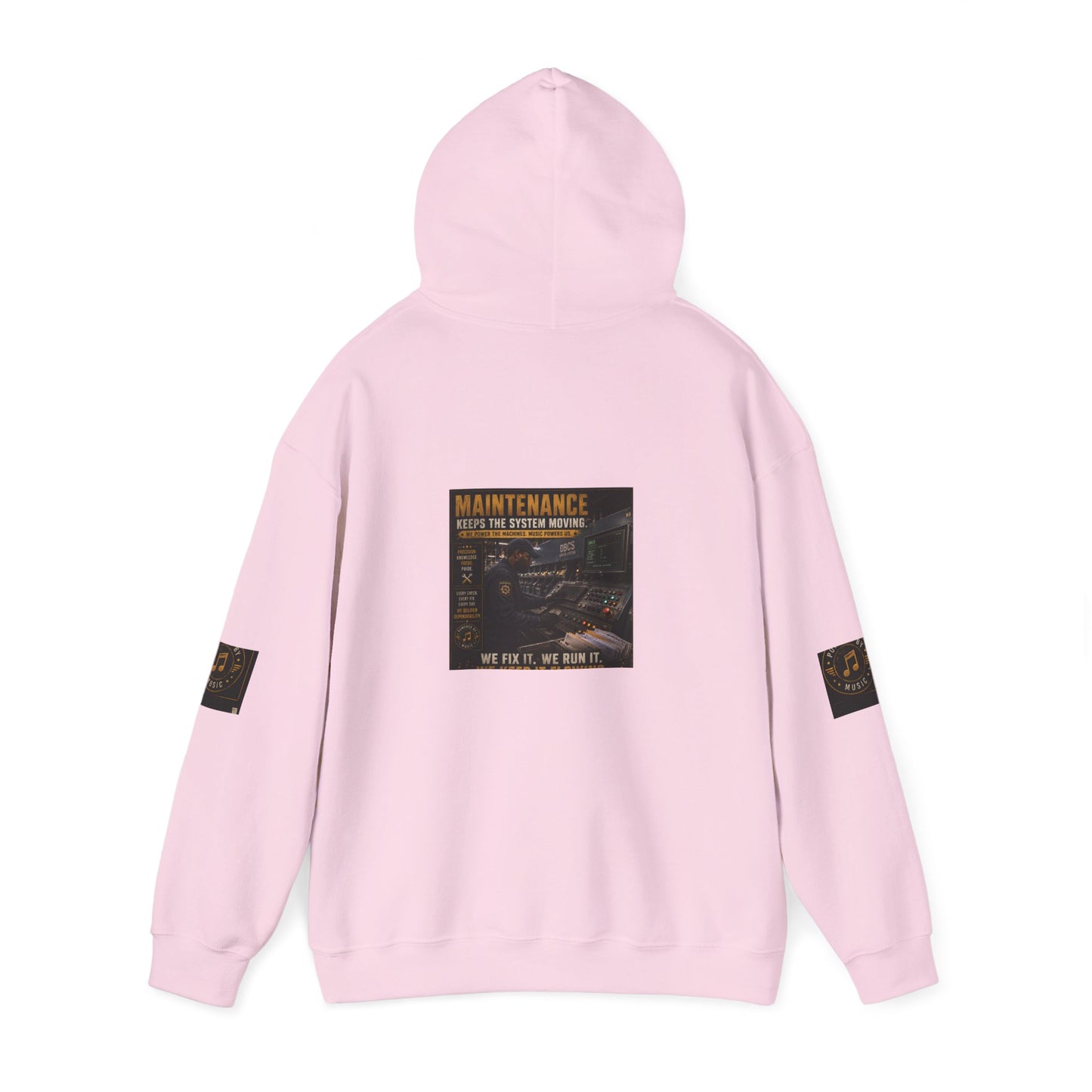 Postal Music — Maintenance Keeps the System Moving — Core Pullover Hoodie