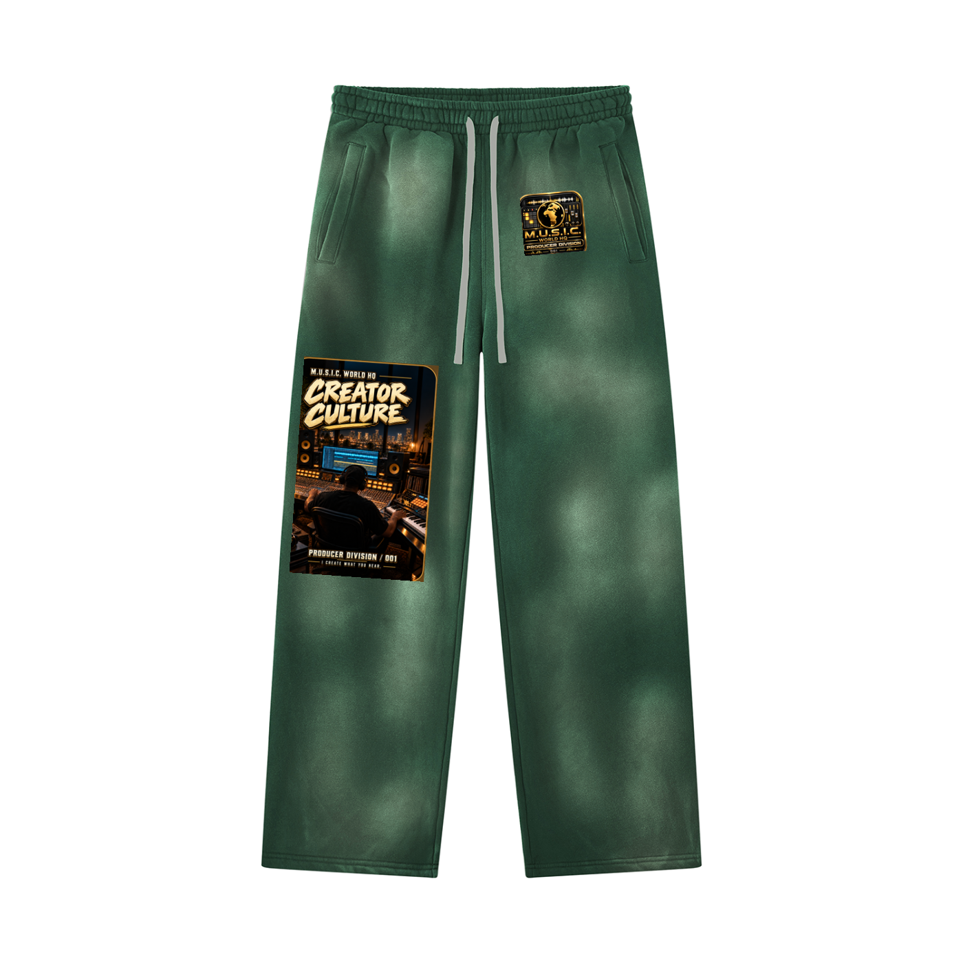 M.U.S.I.C. World HQ Creator Culture – Producer Division 001 Sunfade Sweatpants