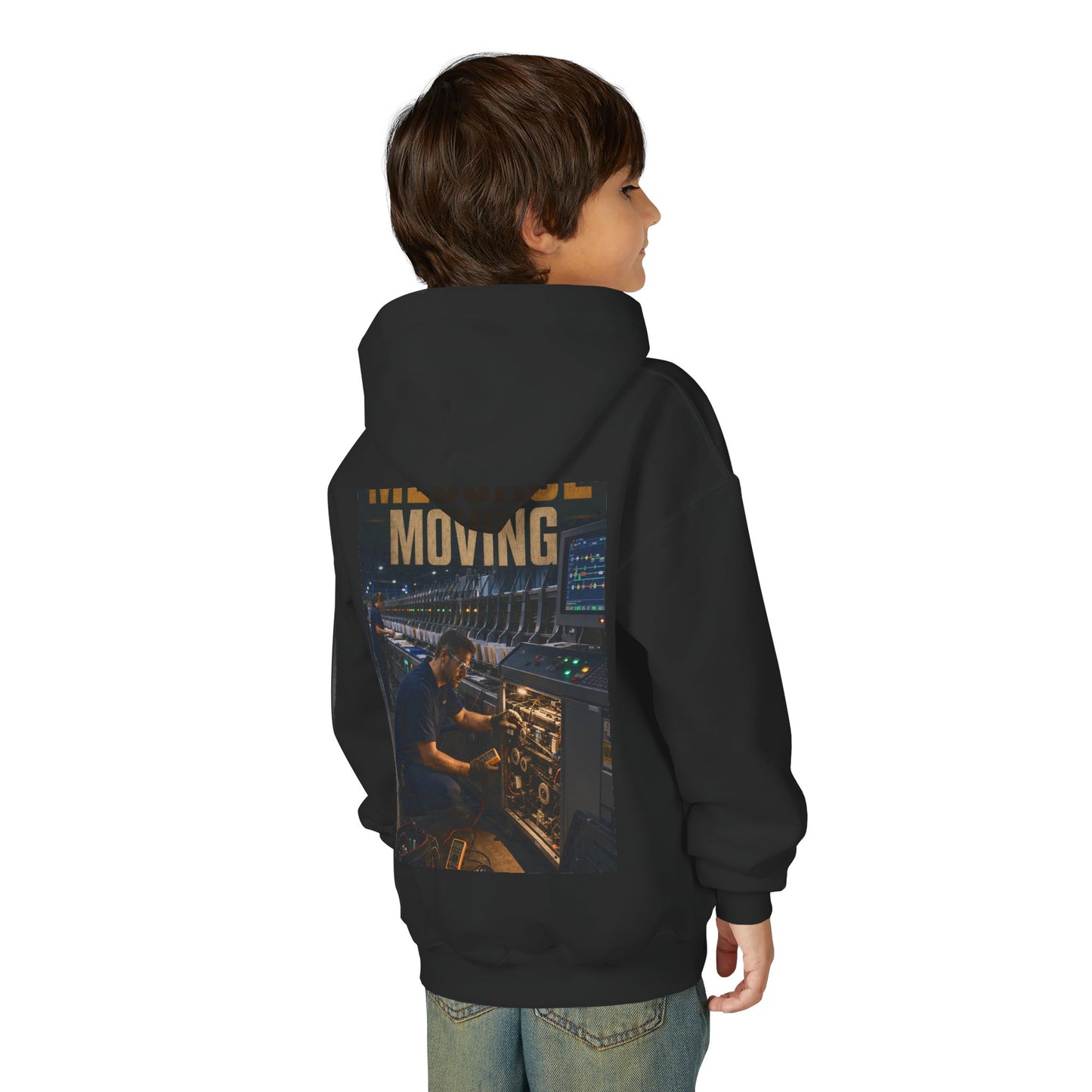 Postal Music — Keep the Message Moving — Youth Hoodie