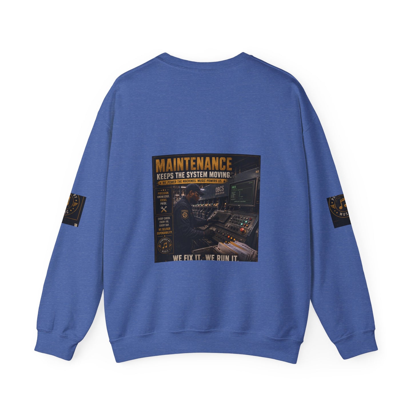 Postal Music — Maintenance Keeps the System Moving — Core Crewneck Sweatshirt