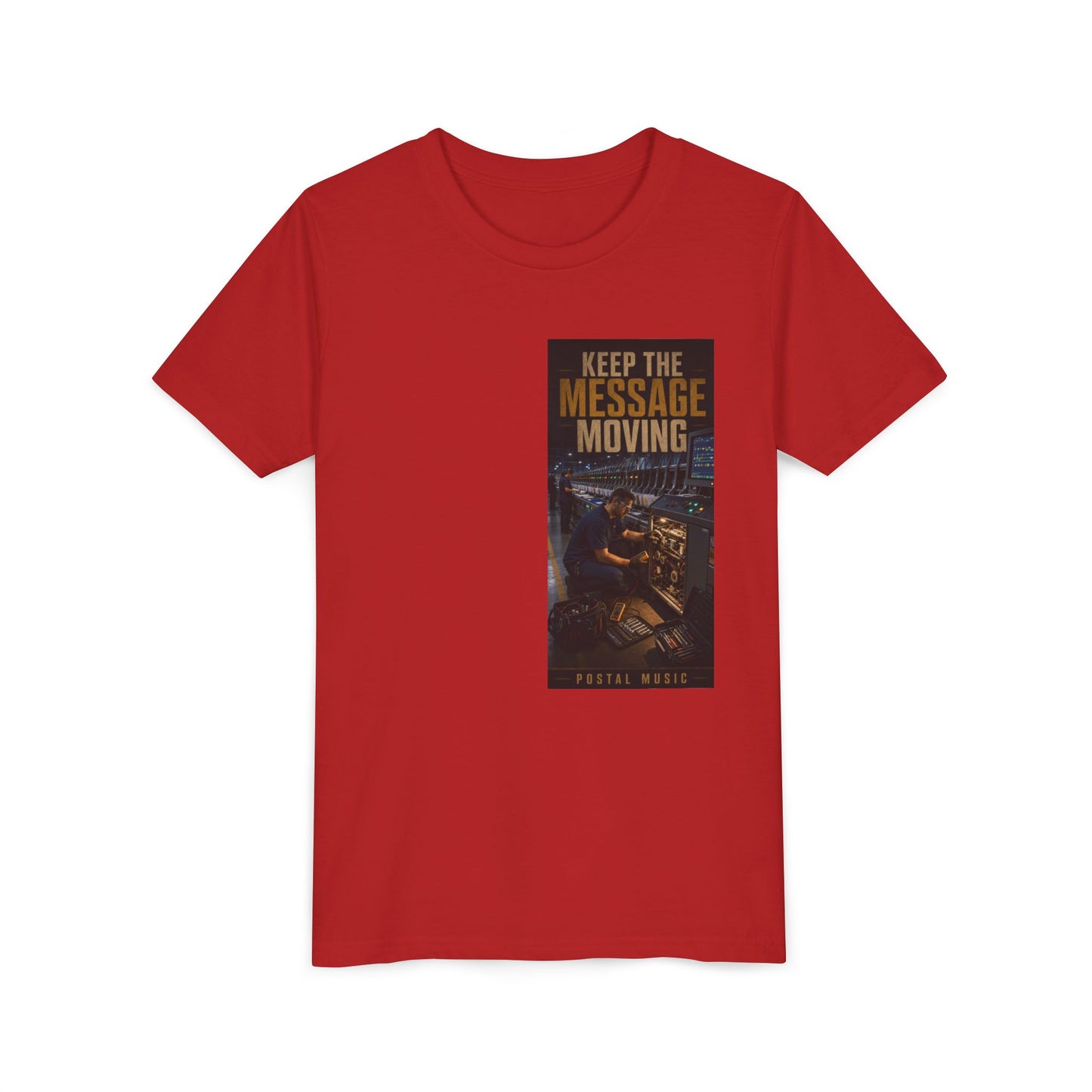 Postal Music — Keep the Message Moving — Youth T-Shirt