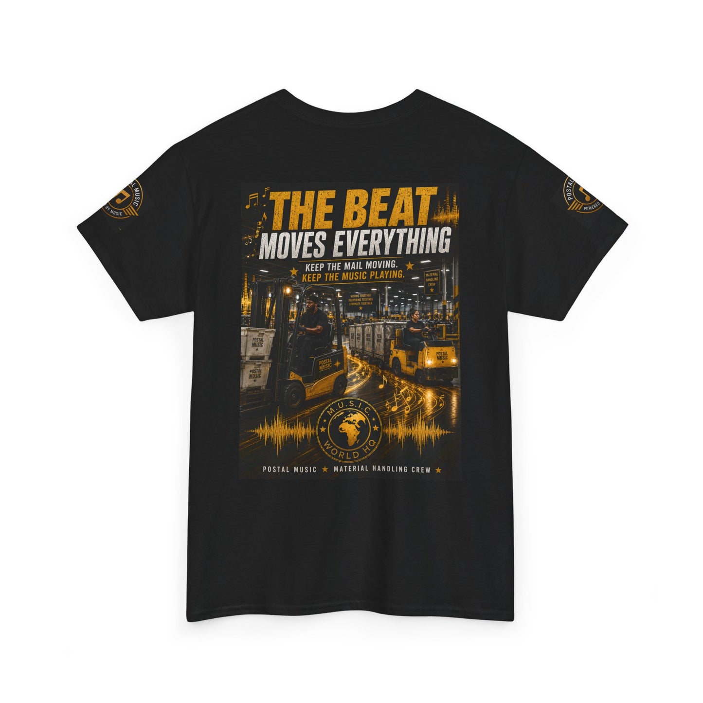 The Beat Moves Everything — Men's T-Shirt | Postal Music