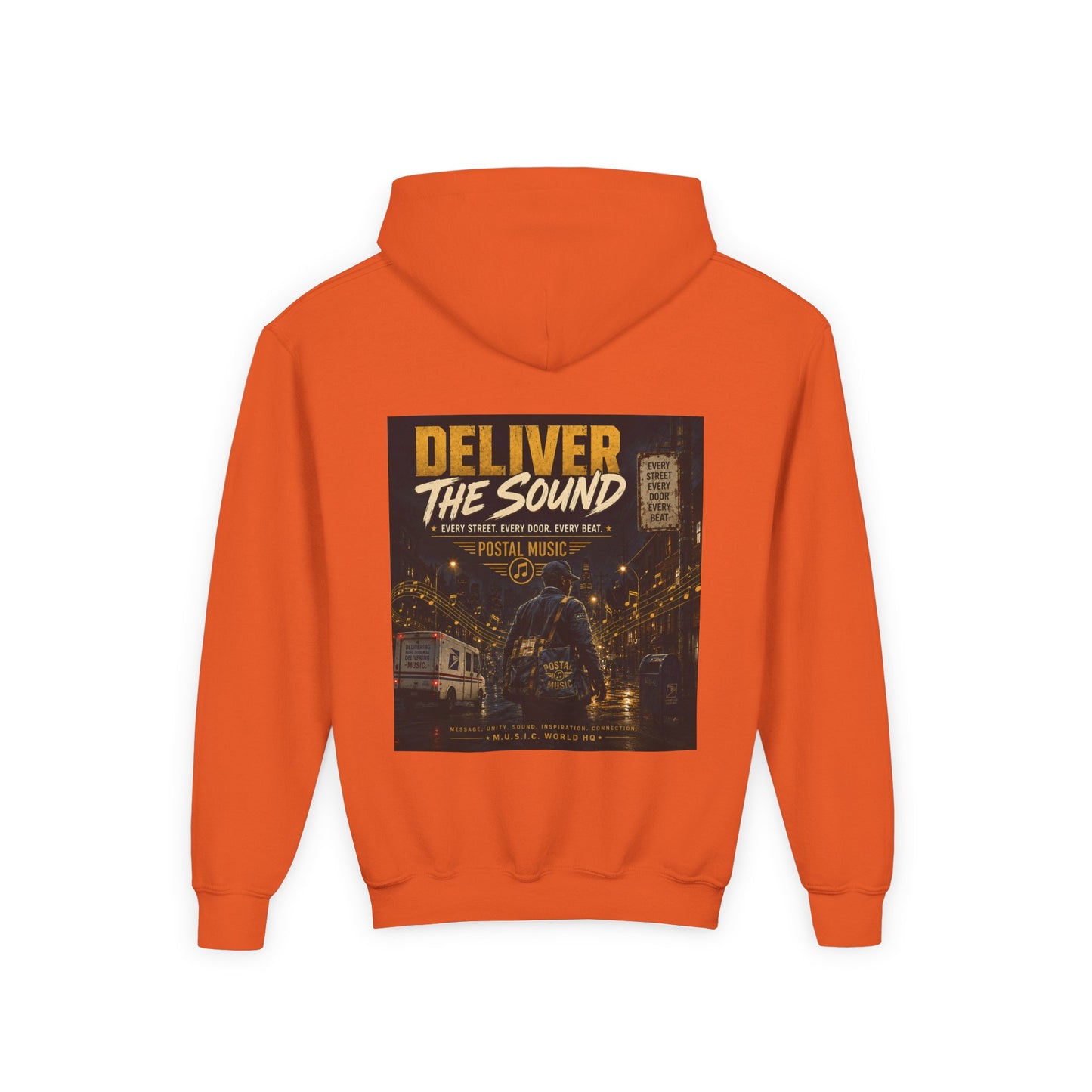 Postal Music — Deliver the Sound — Youth Hoodie