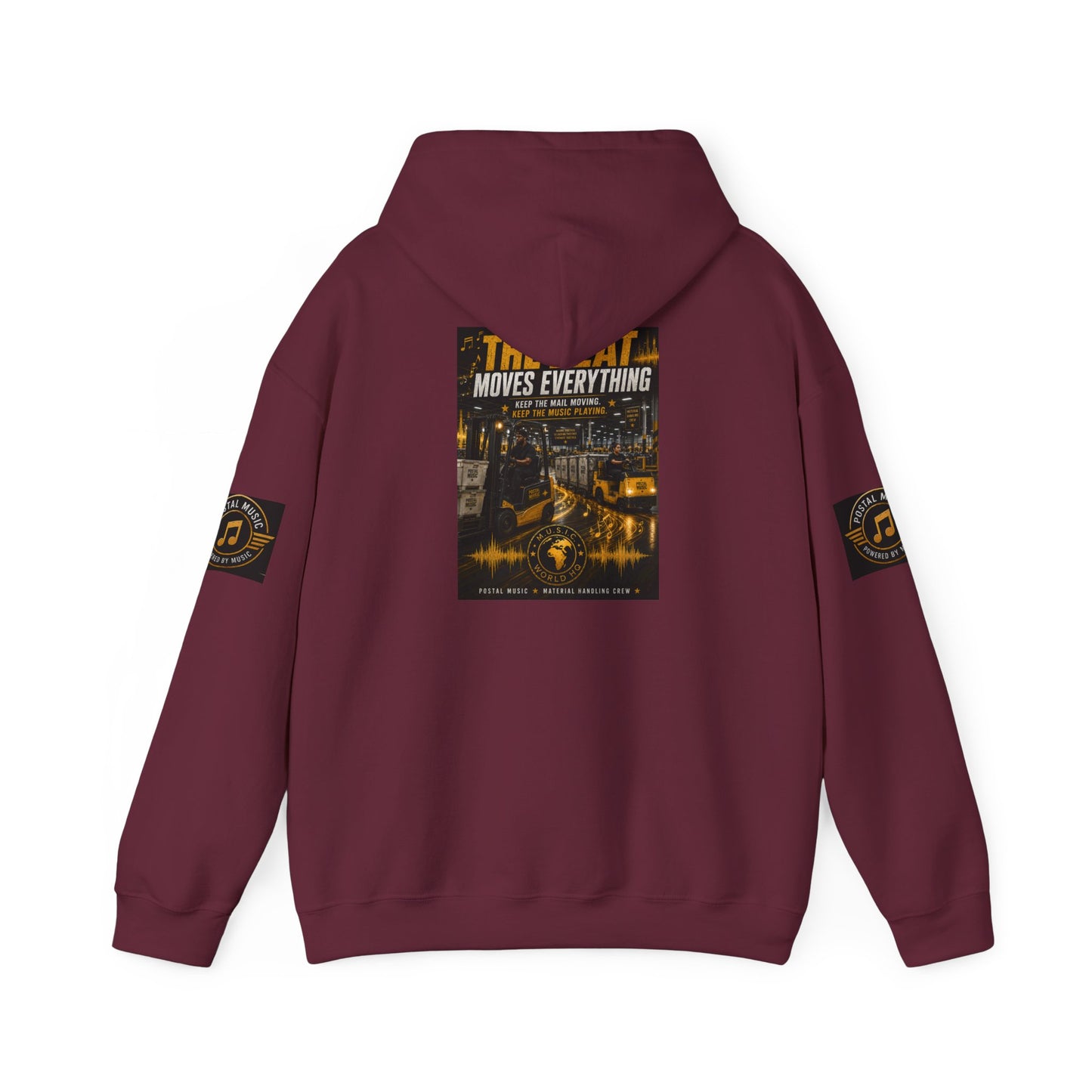 The Beat Moves Everything — Men's Hoodie | Postal Music