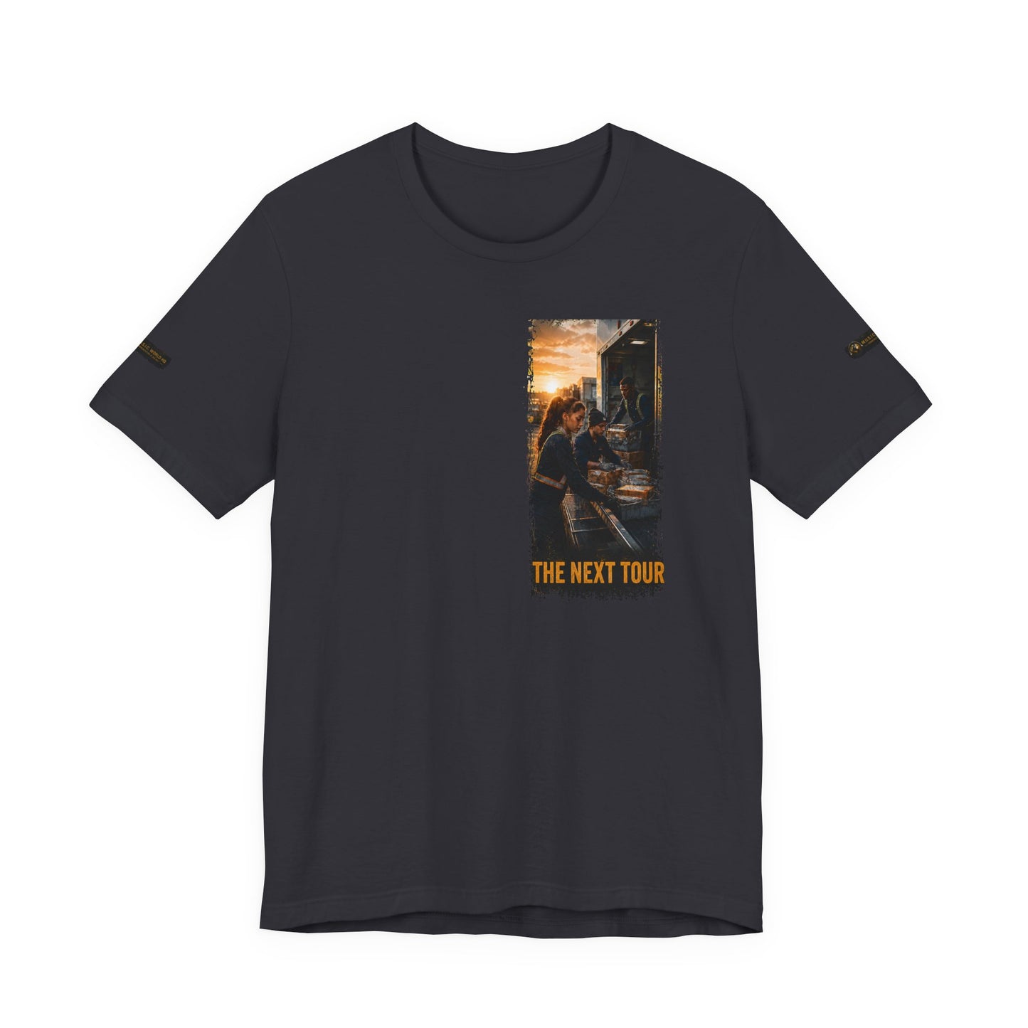 Postal Music — The Next Tour Premium Unisex T-Shirt — Color Group 2 of 11