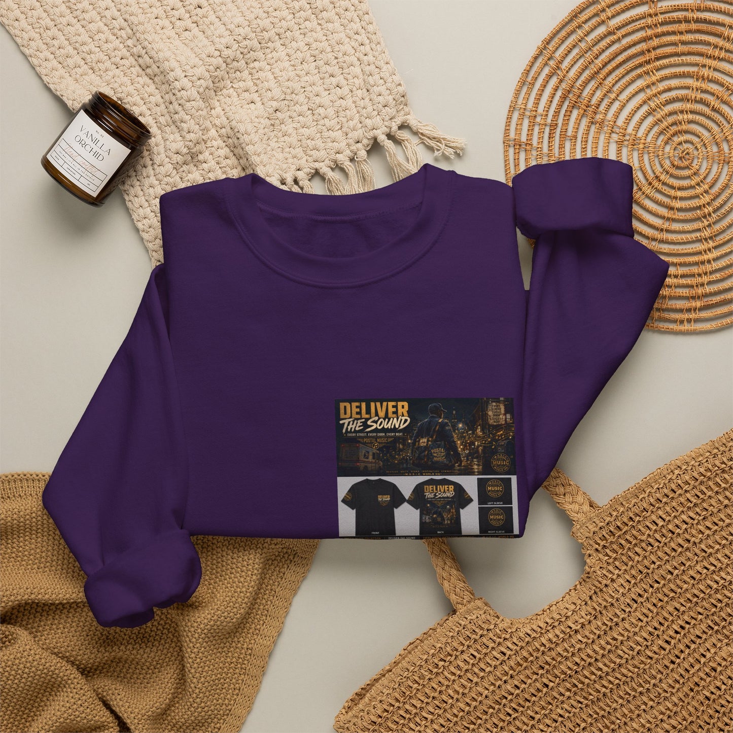 Postal Music — Deliver the Sound — Core Crewneck Sweatshirt