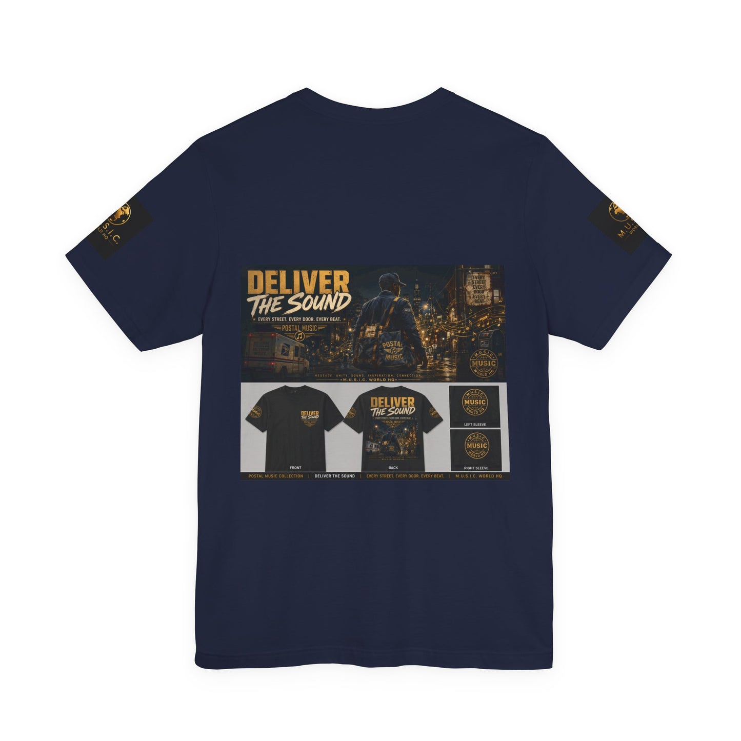 Postal Music — Deliver the Sound — Premium Unisex T-Shirt