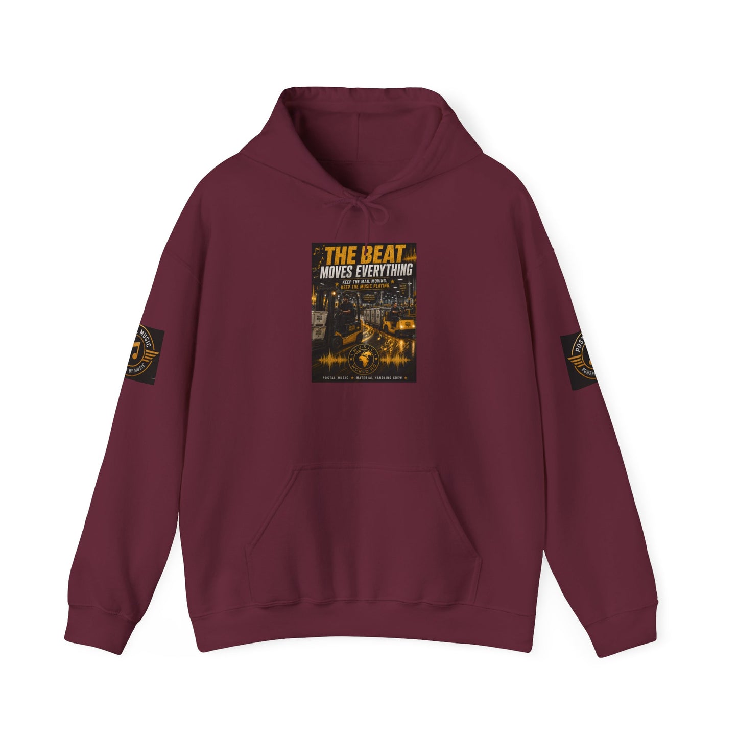 The Beat Moves Everything — Men's Hoodie | Postal Music