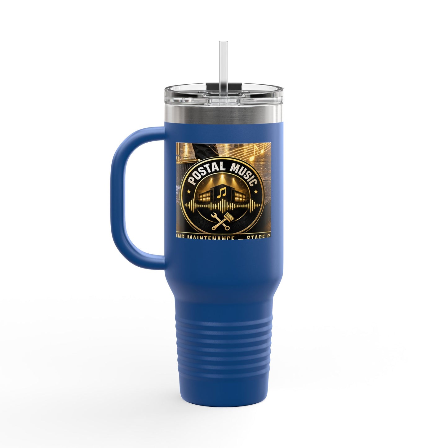 Postal Music - We Set the Stage - Insulated Travel Mug 40oz