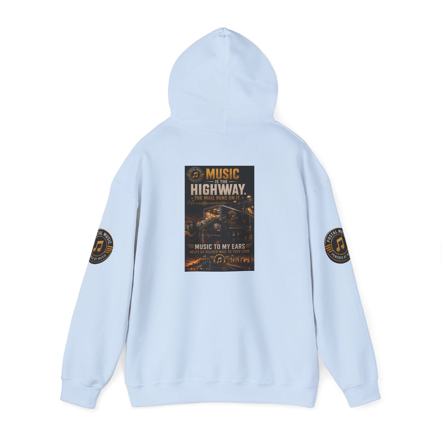 Postal Music — Music Is the Highway — Core Pullover Hoodie