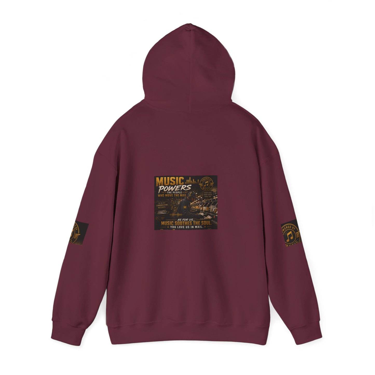 Postal Music — Music Powers the People — Core Pullover Hoodie