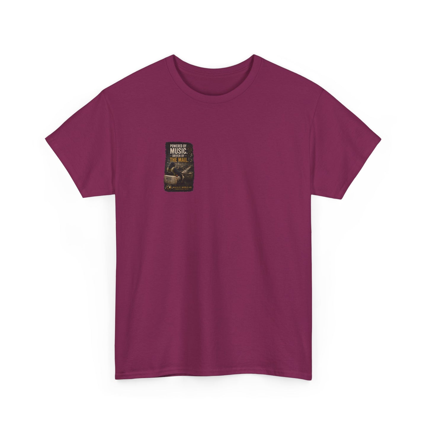 Postal Music - Powered by Music Premium T-Shirt - Colorways A