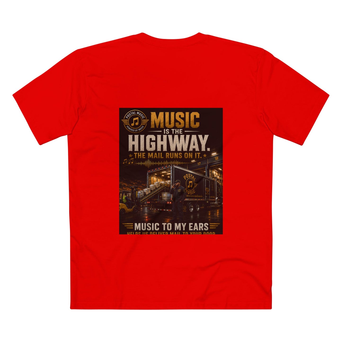 Postal Music — Music Is the Highway — Streetwear T-Shirt