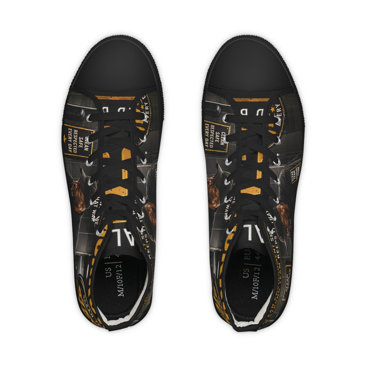 Clean Today. Better Tomorrow. — High-Top Sneakers
