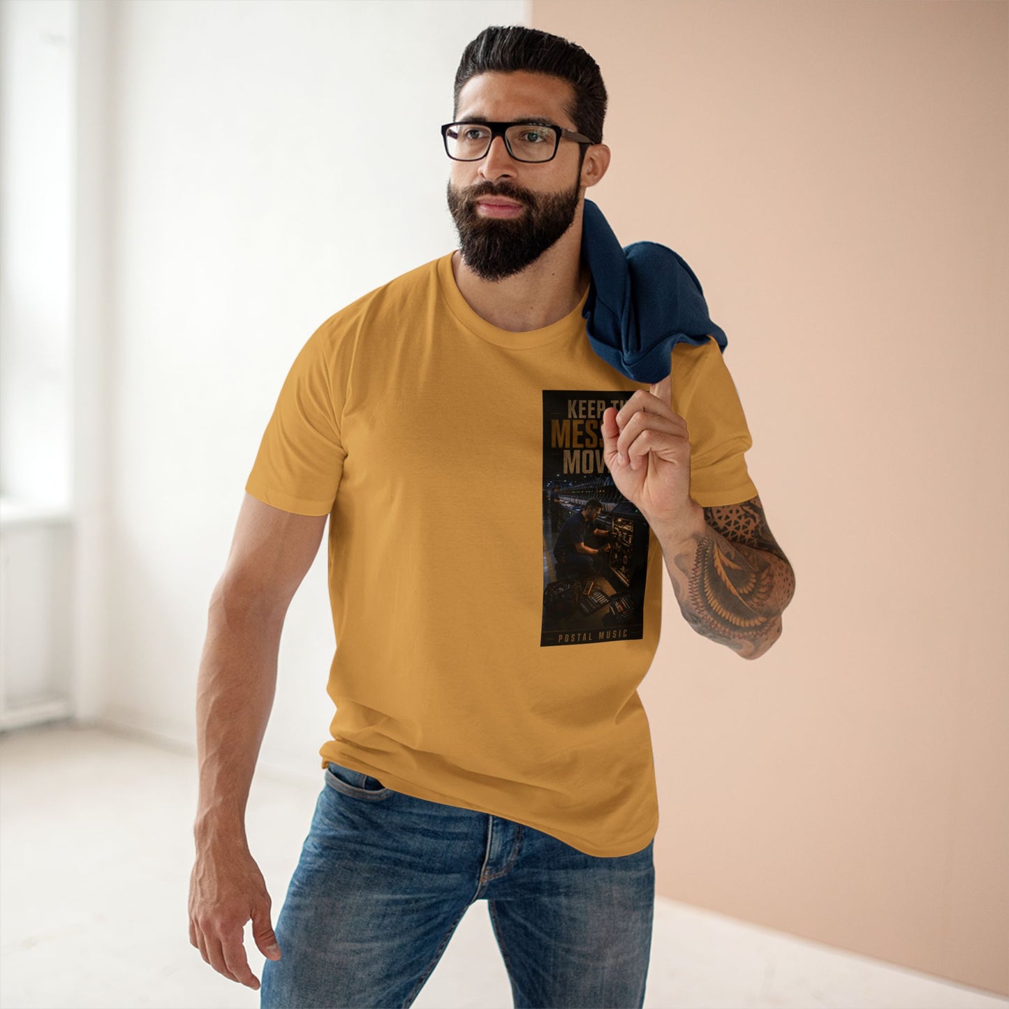Postal Music — Keep the Message Moving — Streetwear T-Shirt